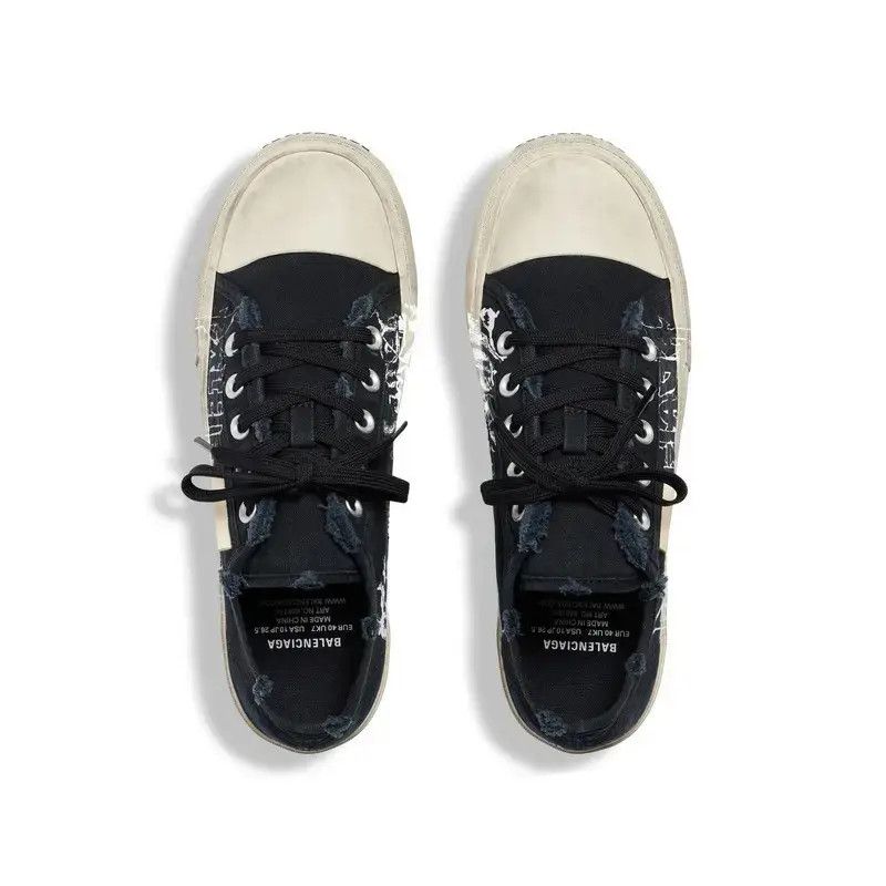 Balenciaga o1tr1nto0625 Paris Low Top Sneakers DIY Metal in Black Size US 12 / EU 45 - 5 Thumbnail