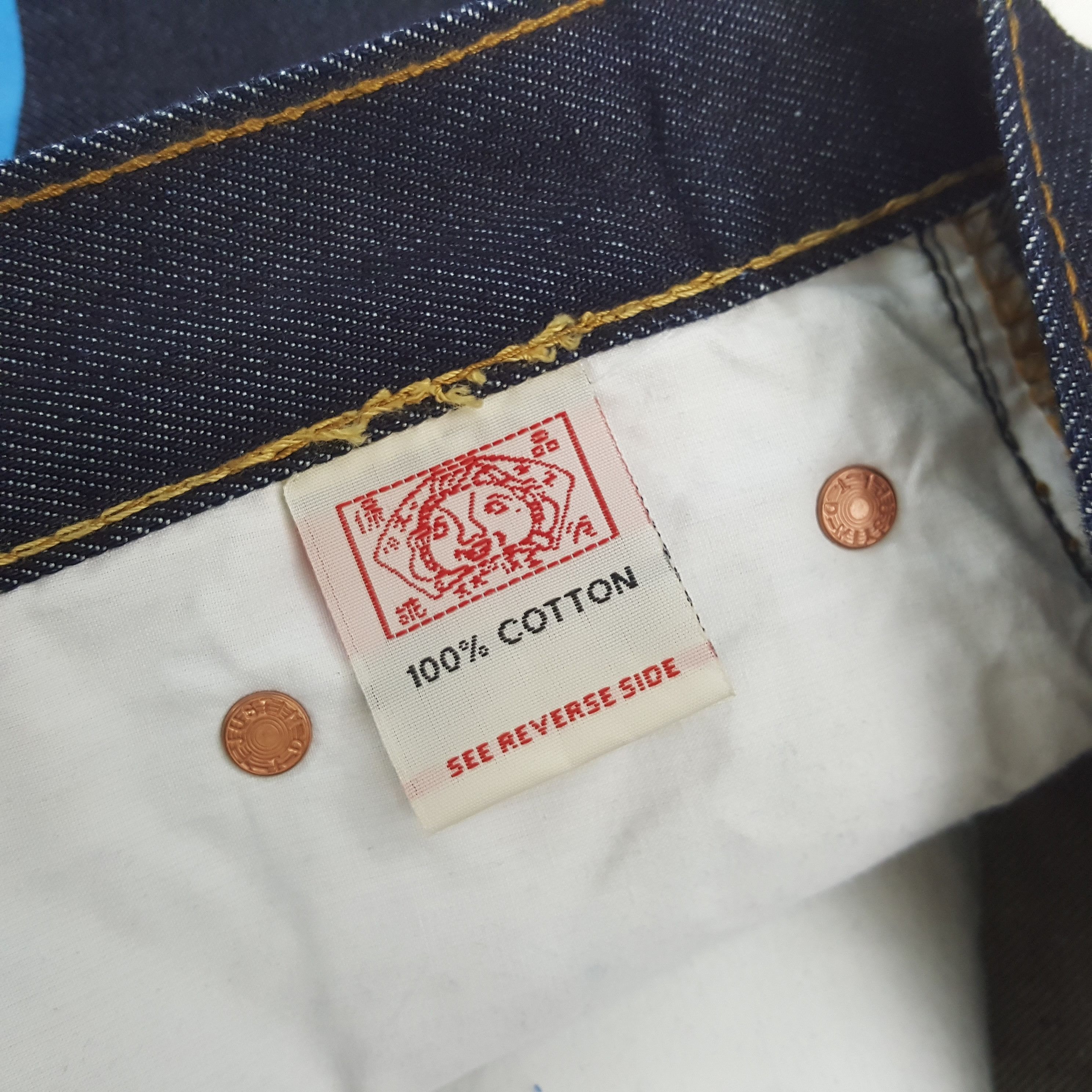 Japanese Brand EVISU Japanese Brand Fashion Design Style Jeans C280N26 Size US 34 / EU 50 - 14 Thumbnail