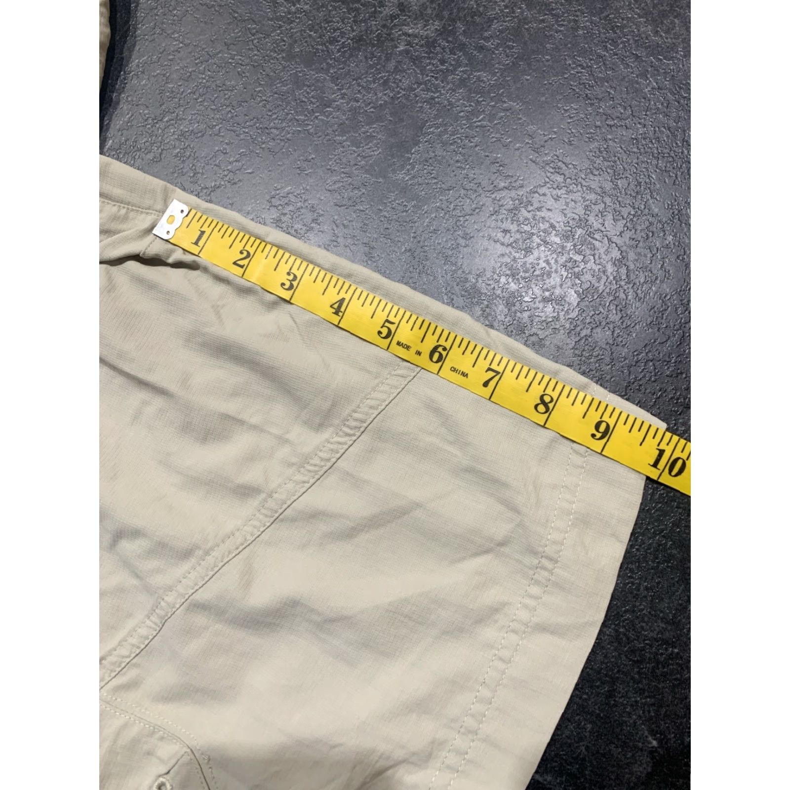 Vintage Columbia Women's Hiking Cargo Shorts Size 6 Outdoor Beige Chino Cotton Flat Front Ladies Size 28" / US 6 / IT 42 - 5 Thumbnail