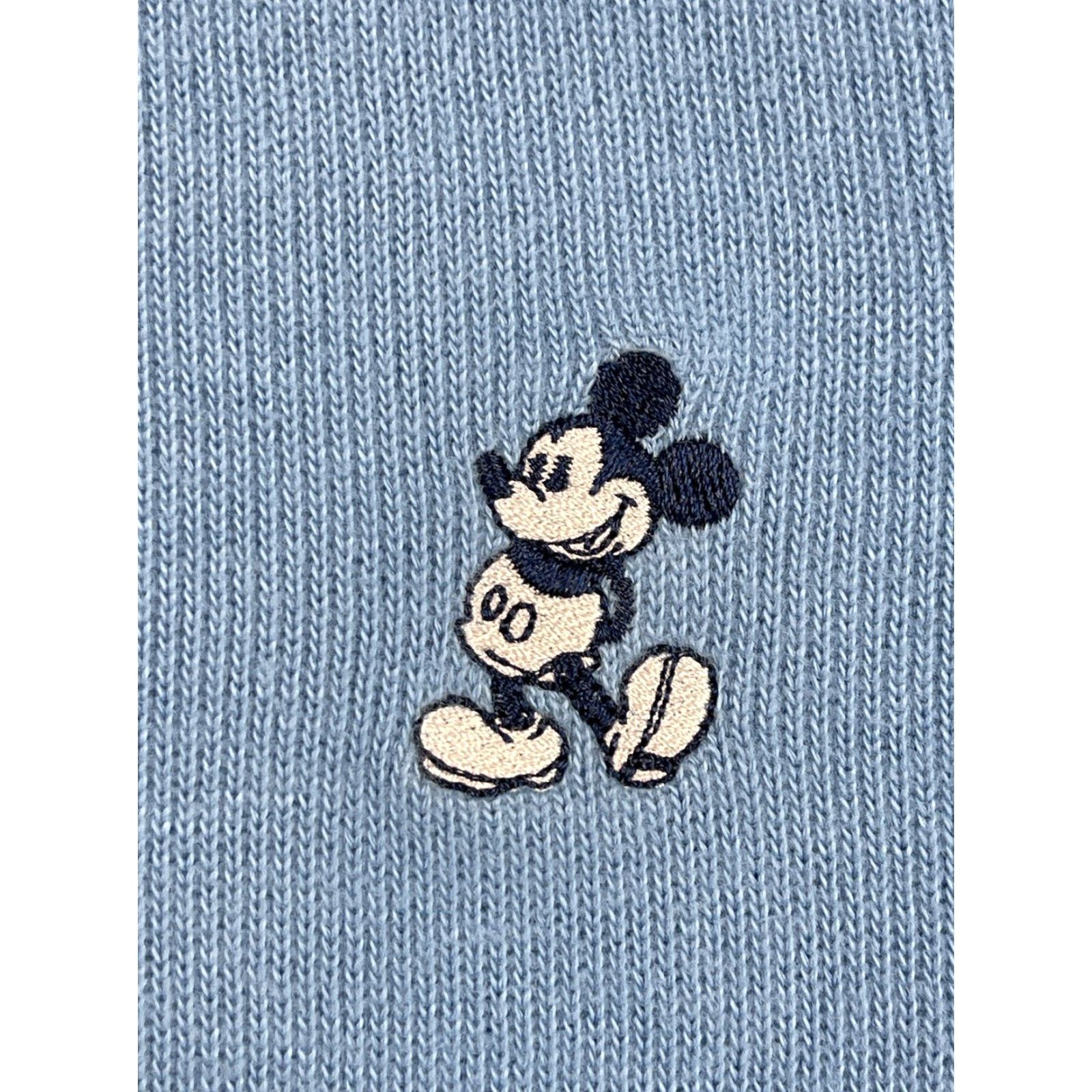 Disney Disney Parks Mickey Sweater 1/4 Zip Pullover Embroidered Light Blue Sz S Men Knit Wool Golf Disney Mickey Mouse Theme Mens Size US S / EU 44-46 / 1 - 3 Thumbnail