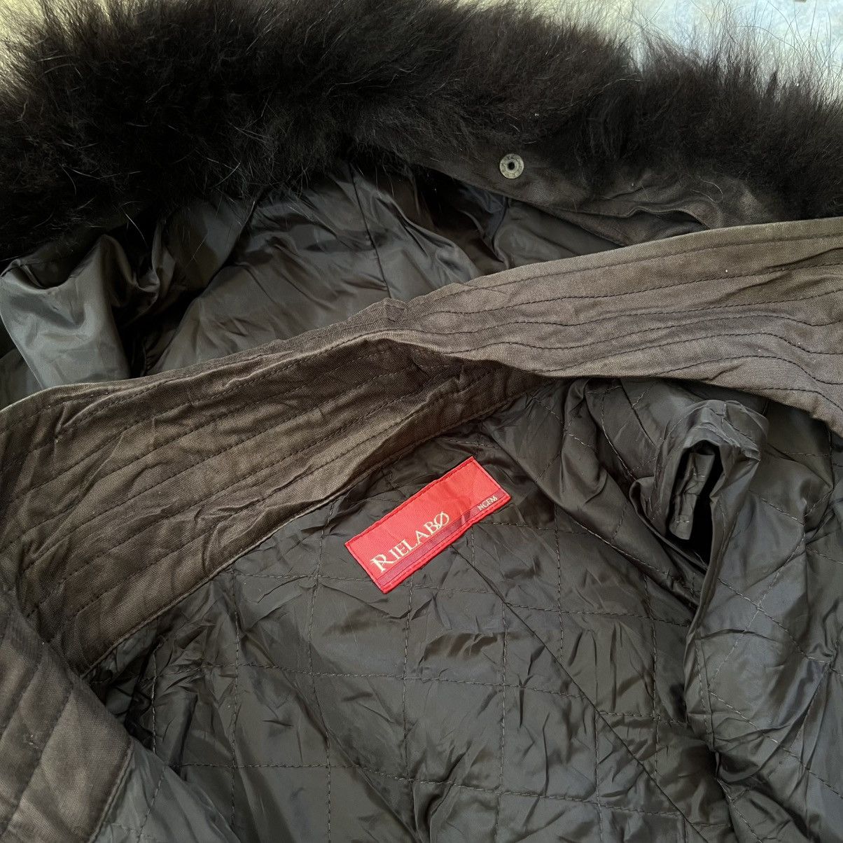 14th Addiction 2000s NCFM Reilabo 14th Style Leather fur Parka jacket Size US M / EU 48-50 / 2 - 7 Thumbnail