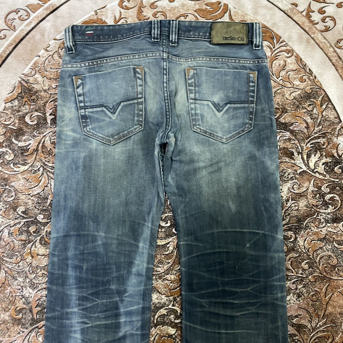 Diesel 🔥Vintage Diesel Industry Washed Ripped Distress Denim Jeans Size US 34 / EU 50 - 5 Thumbnail