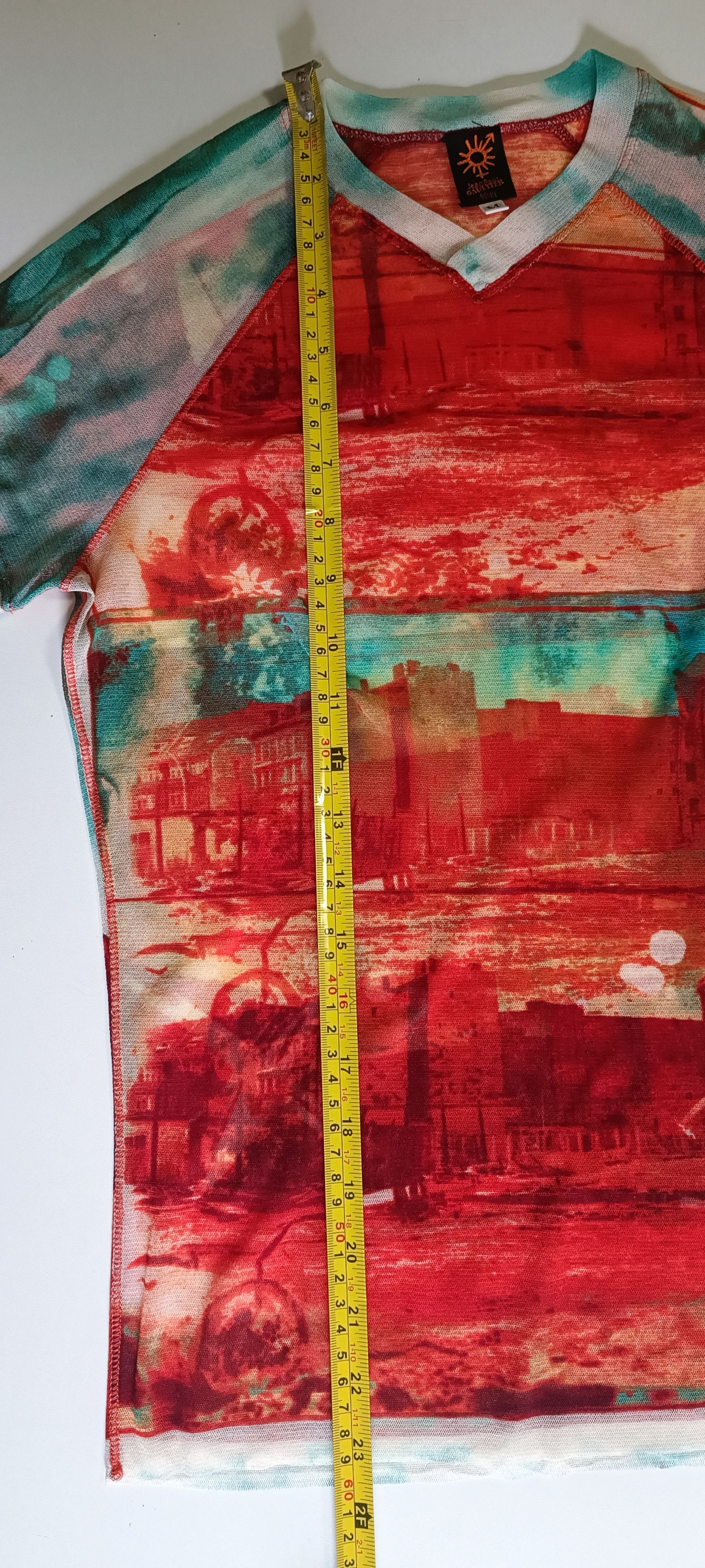 Jean Paul Gaultier 2000's - Nylon mesh city top Size US XS / EU 42 / 0 - 23 Thumbnail