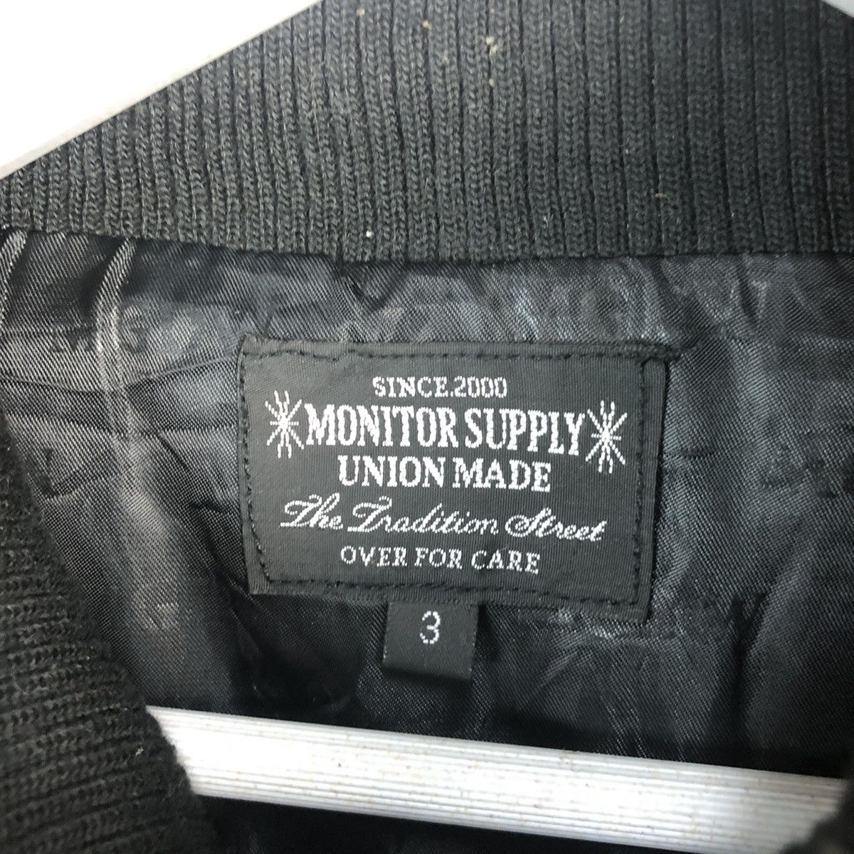 Japanese Brand Monitor Supply punk Black Bombers Jacket #A1767 Size US M / EU 48-50 / 2 - 13 Thumbnail