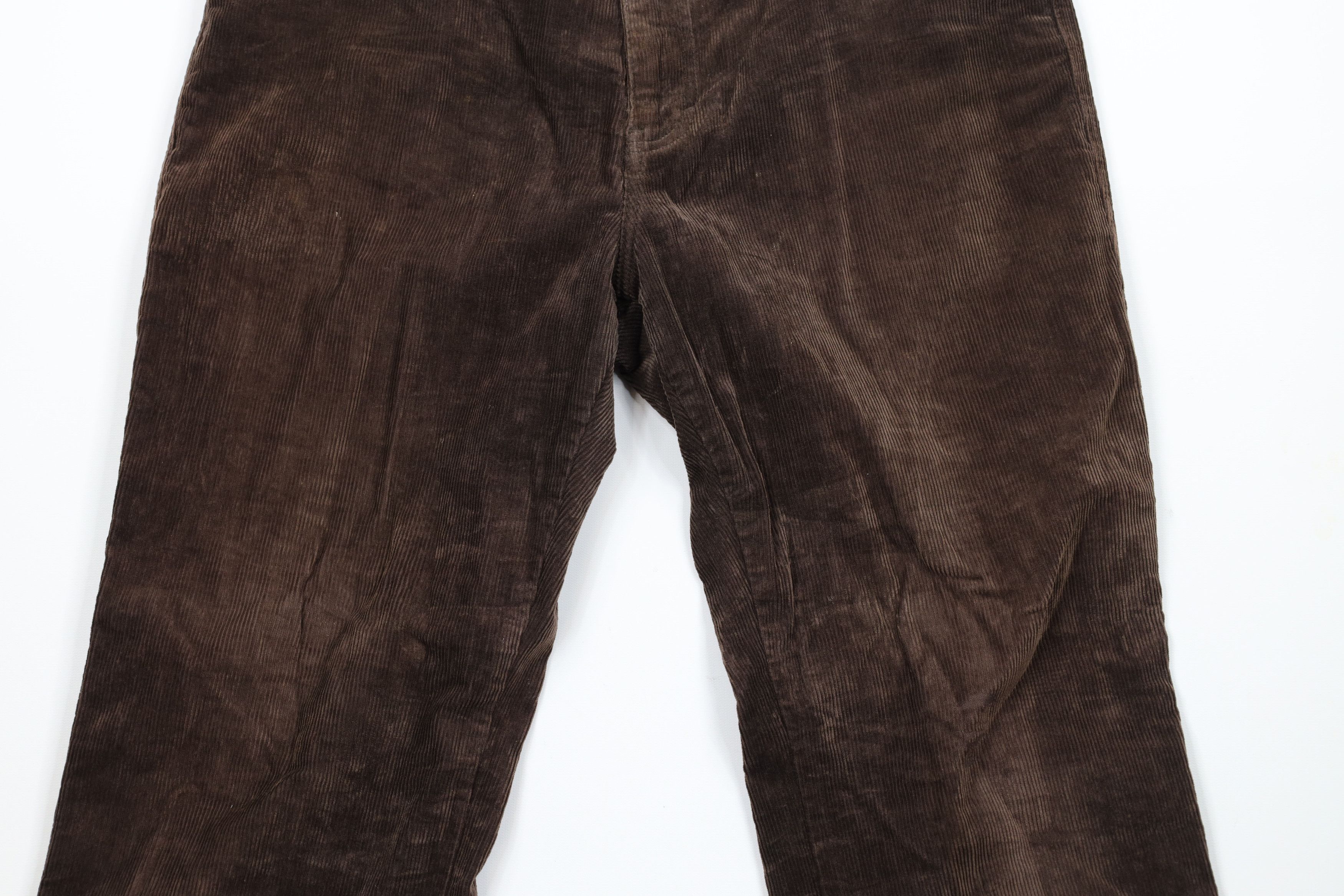 Calvin Klein × Vintage Vintage 90s Calvin Klein Flared Wide Leg Corduroy Pants Size US 32 / EU 48 - 3 Thumbnail