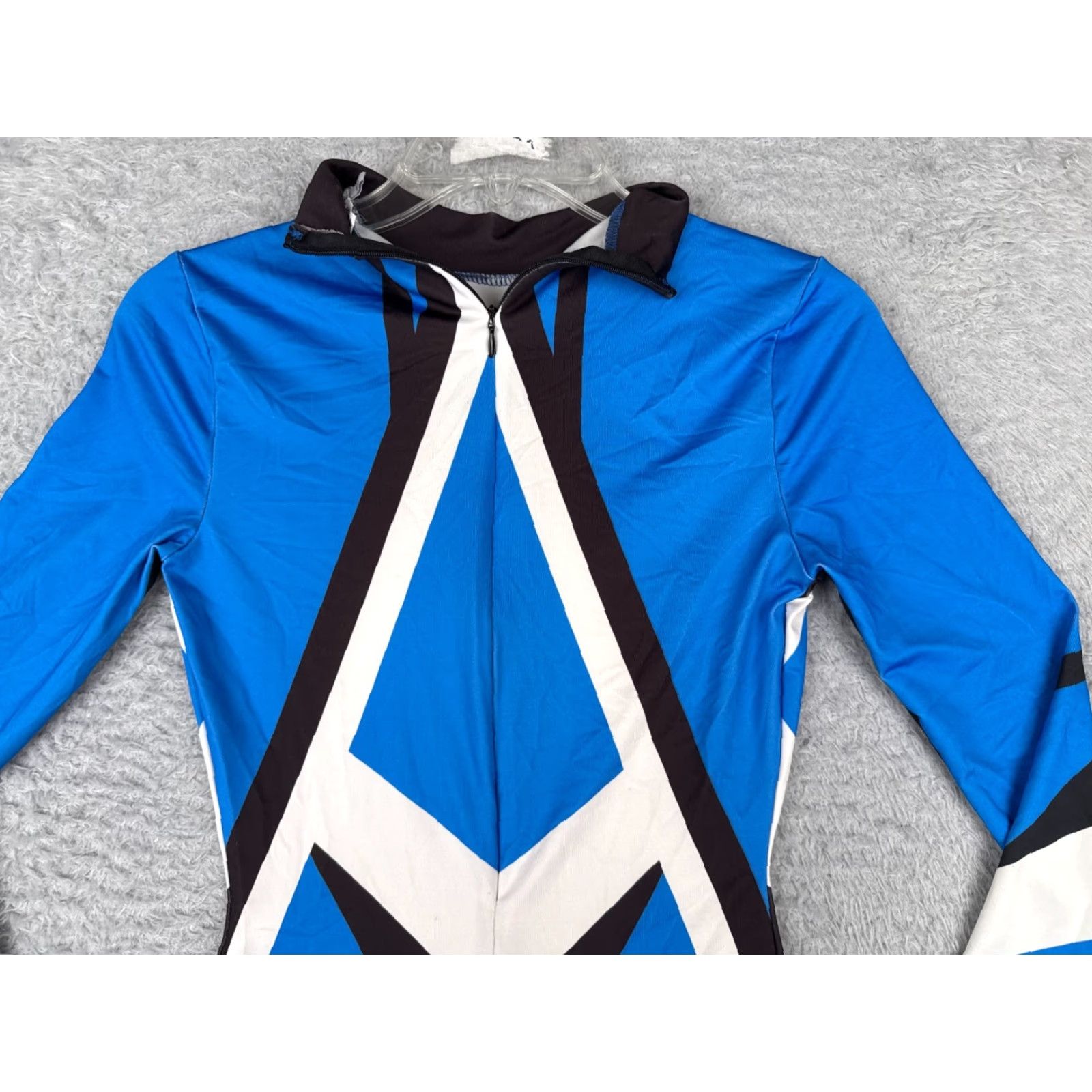 Fashion Nova Fashion Nova Bodysuit Womens Small Blue Ride Fast Racer Romper Size S / US 4 / IT 40 - 4 Thumbnail
