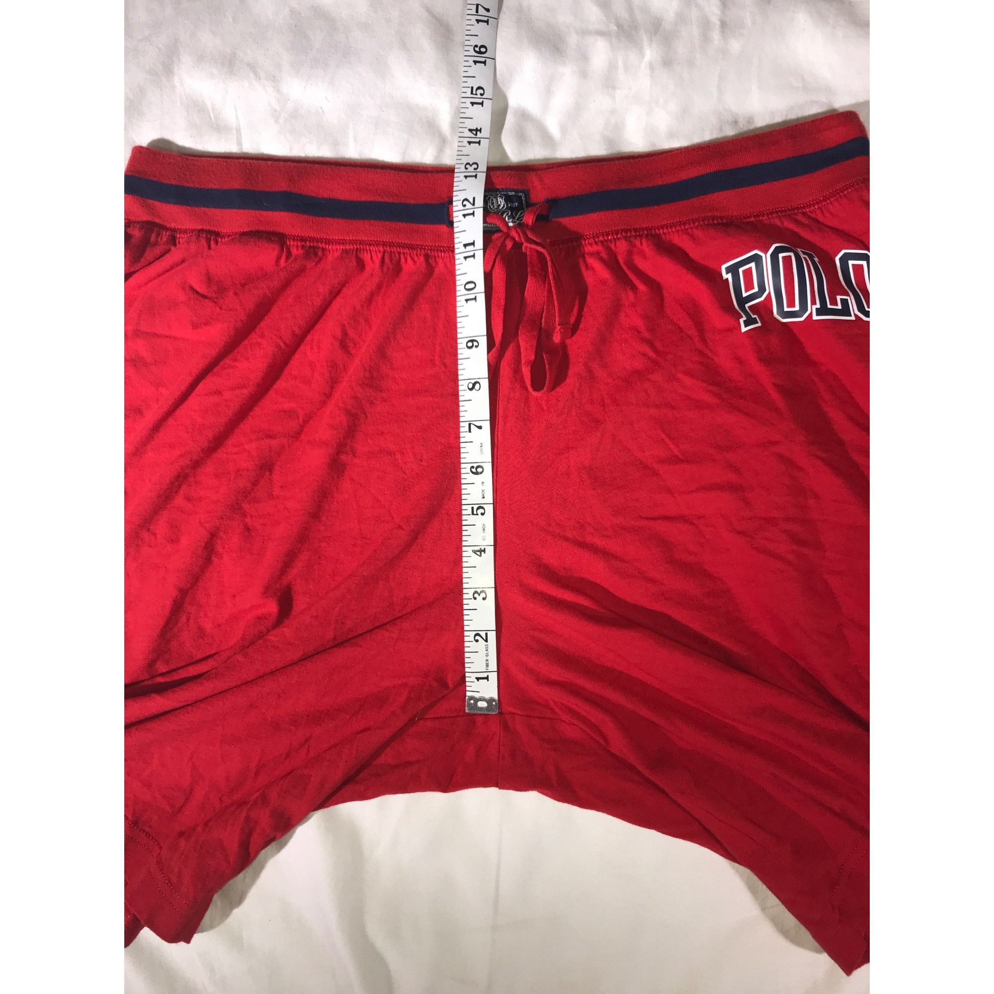 Polo Ralph Lauren Polo Ralph Lauren Mens Red Drawstring Sleepwear Lounge Short Size US 34 / EU 50 - 6 Thumbnail
