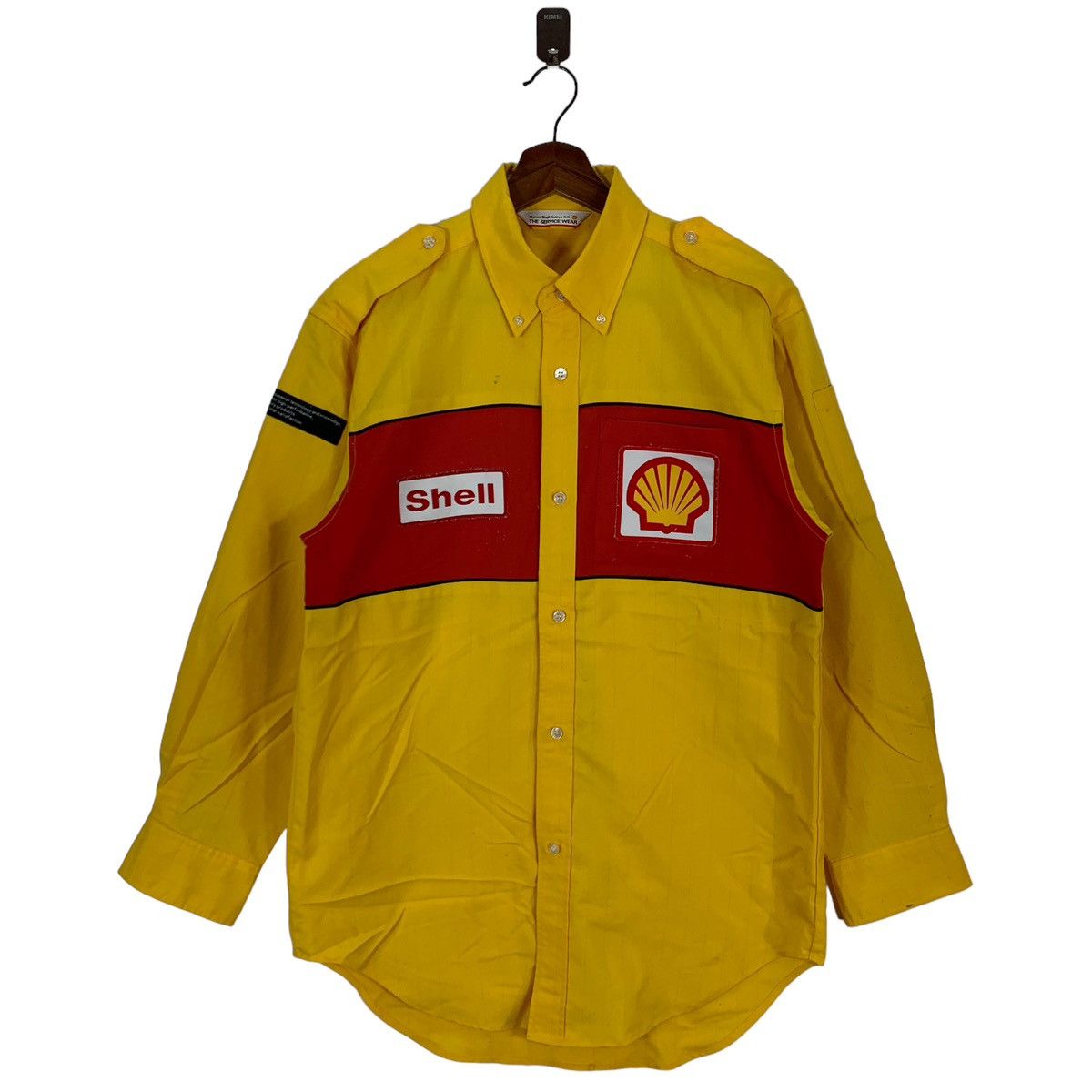 Vintage VINTAGE SHELL THE SERVICE WEAR BUTTON SHIRT Size US M / EU 48-50 / 2 - 1 Thumbnail