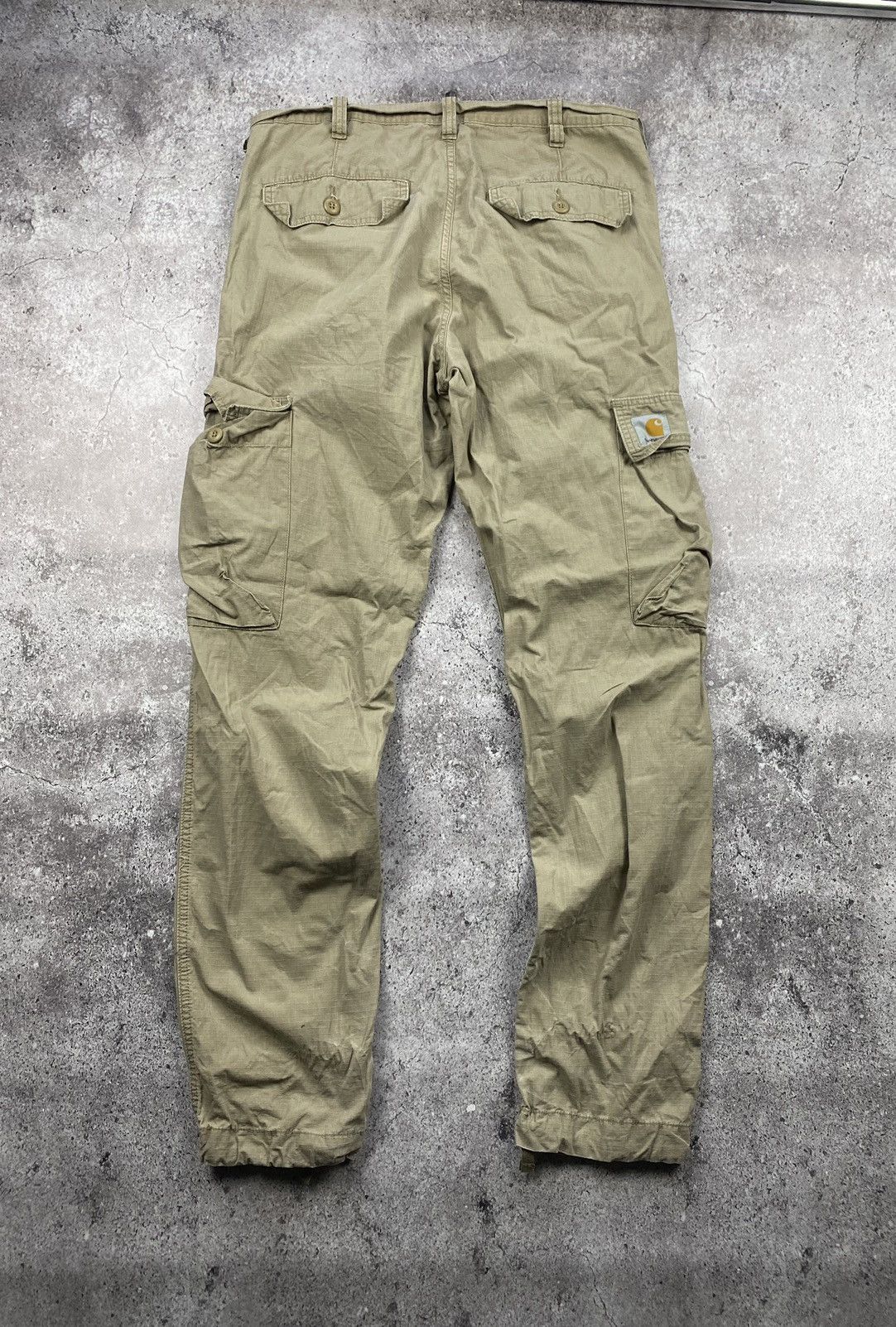 Carhartt × Vintage × Wrangler Crazy vintage y2k baggy wide carhartt style cargo pant skate Size US 33 - 2 Thumbnail
