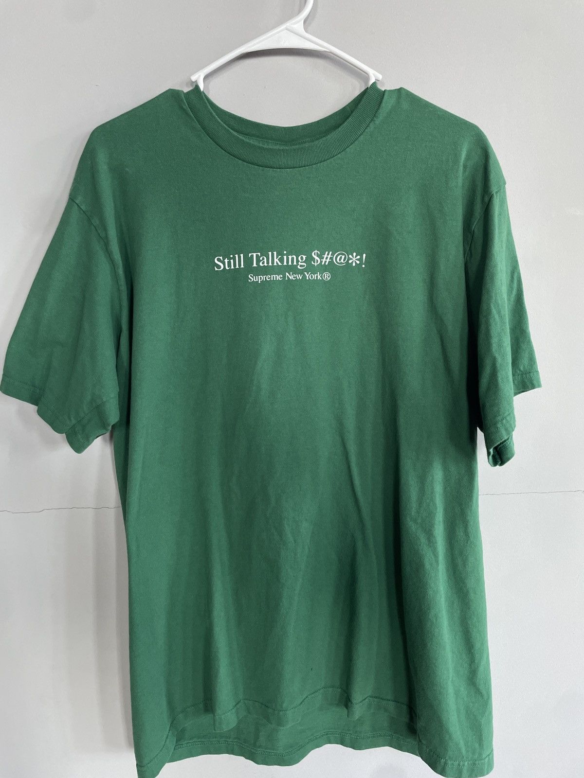 Supreme Supreme Still Talking Sh*t! Tee Green Size US L / EU 52-54 / 3 - 1 Thumbnail