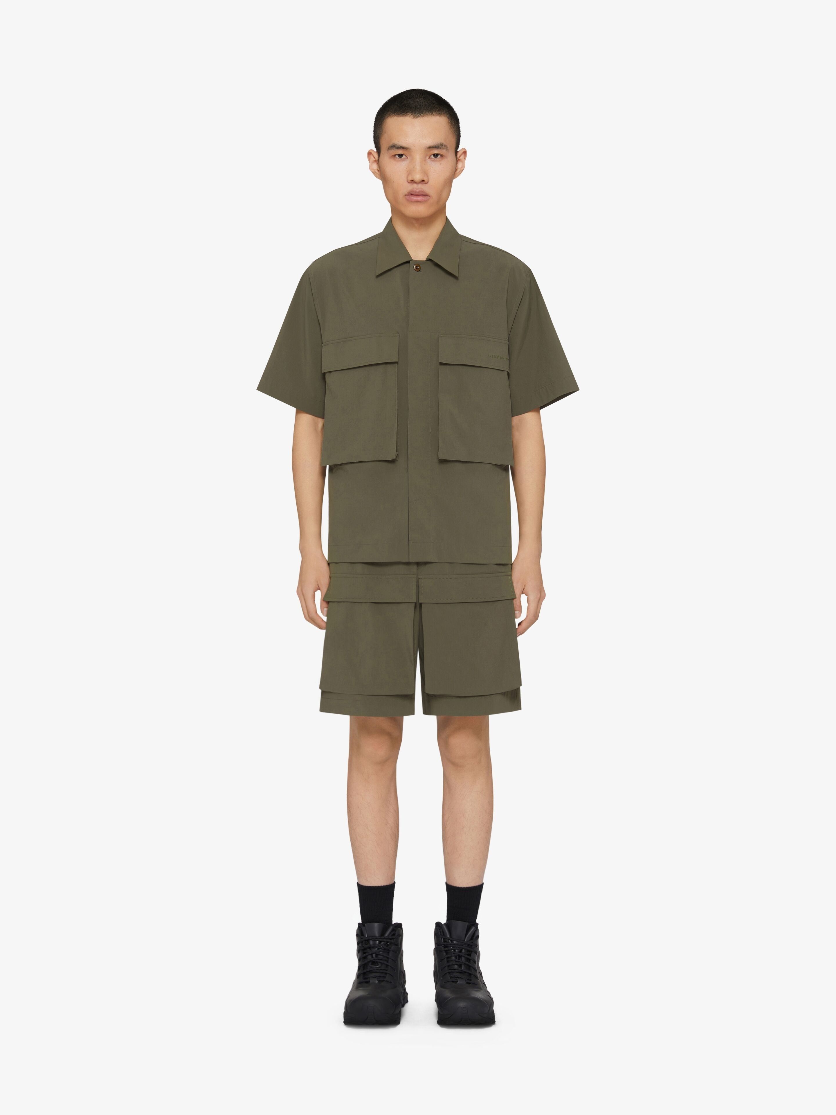 Givenchy o1w1db10925 Military Spirit Short With Elastic in Green Size US 34 / EU 50 - 2 Thumbnail