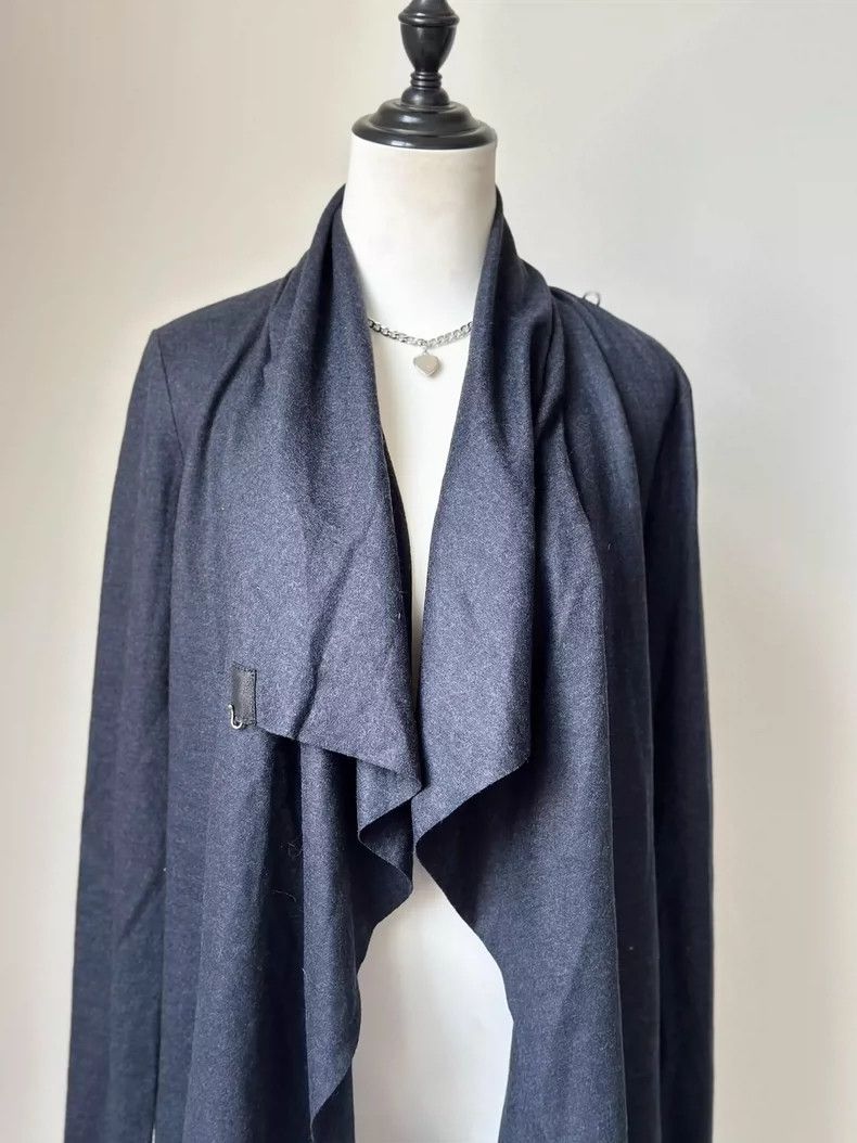 Helmut Lang HELMUT LANG sizeP Unruly swing wool knit coat Size M / US 6-8 / IT 42-44 - 5 Thumbnail