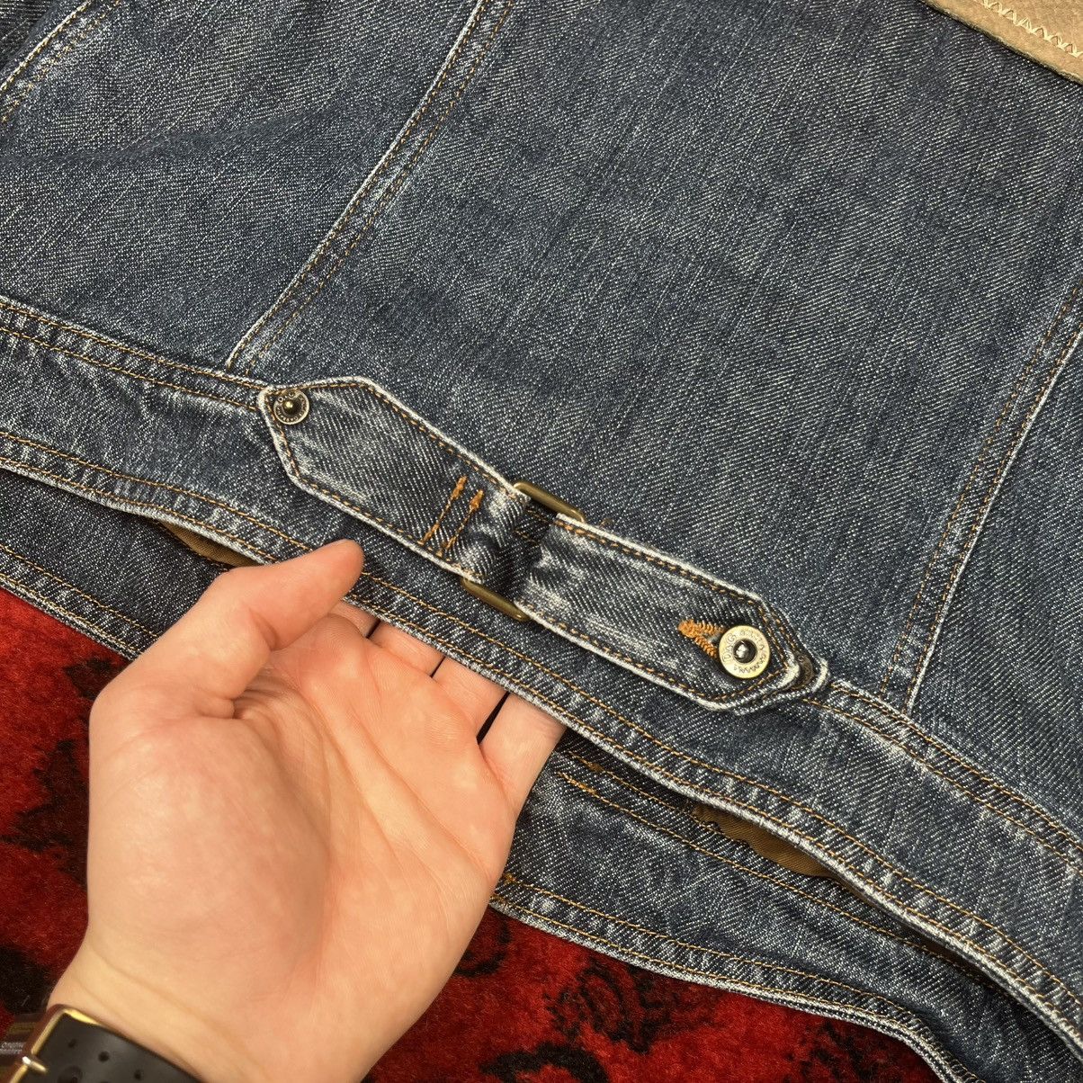 Dolce & Gabbana Dolce & Gabbana Denim Jacket Tiger Lining Logo Back Patch Size L / US 10 / IT 46 - 7 Thumbnail