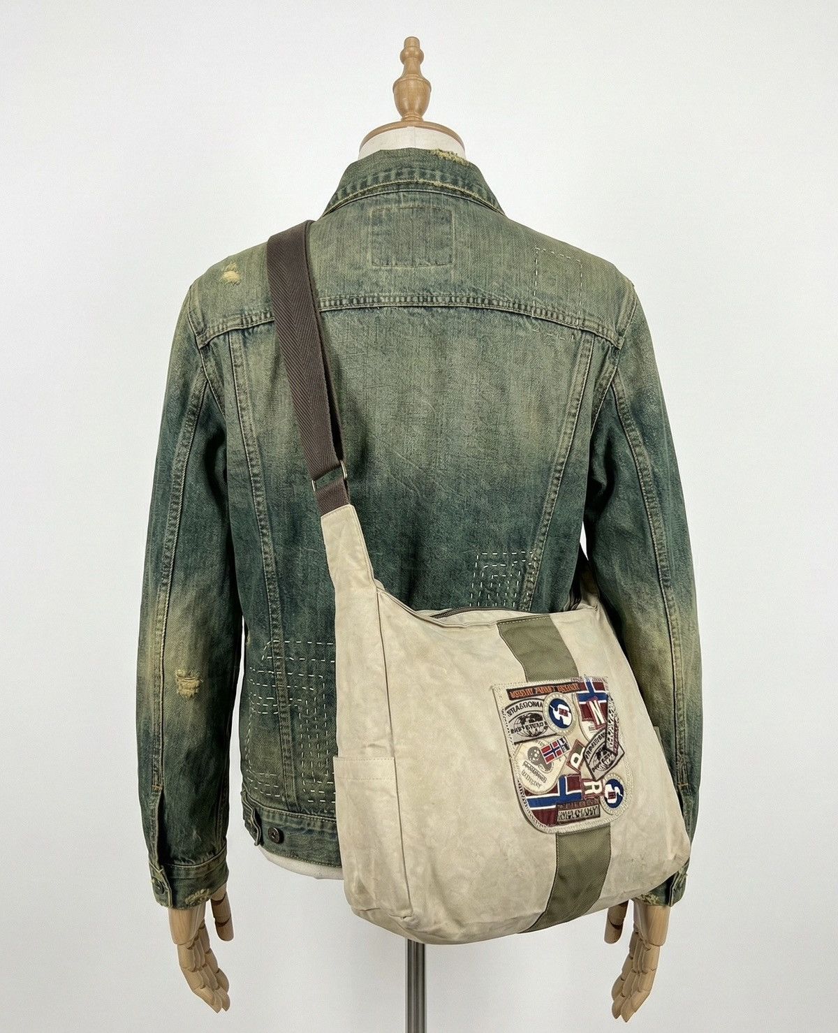 Napapijri Vintage Military 00’s Napapijri y2k Outdoor Messenger Bag Size ONE SIZE - 1 Thumbnail