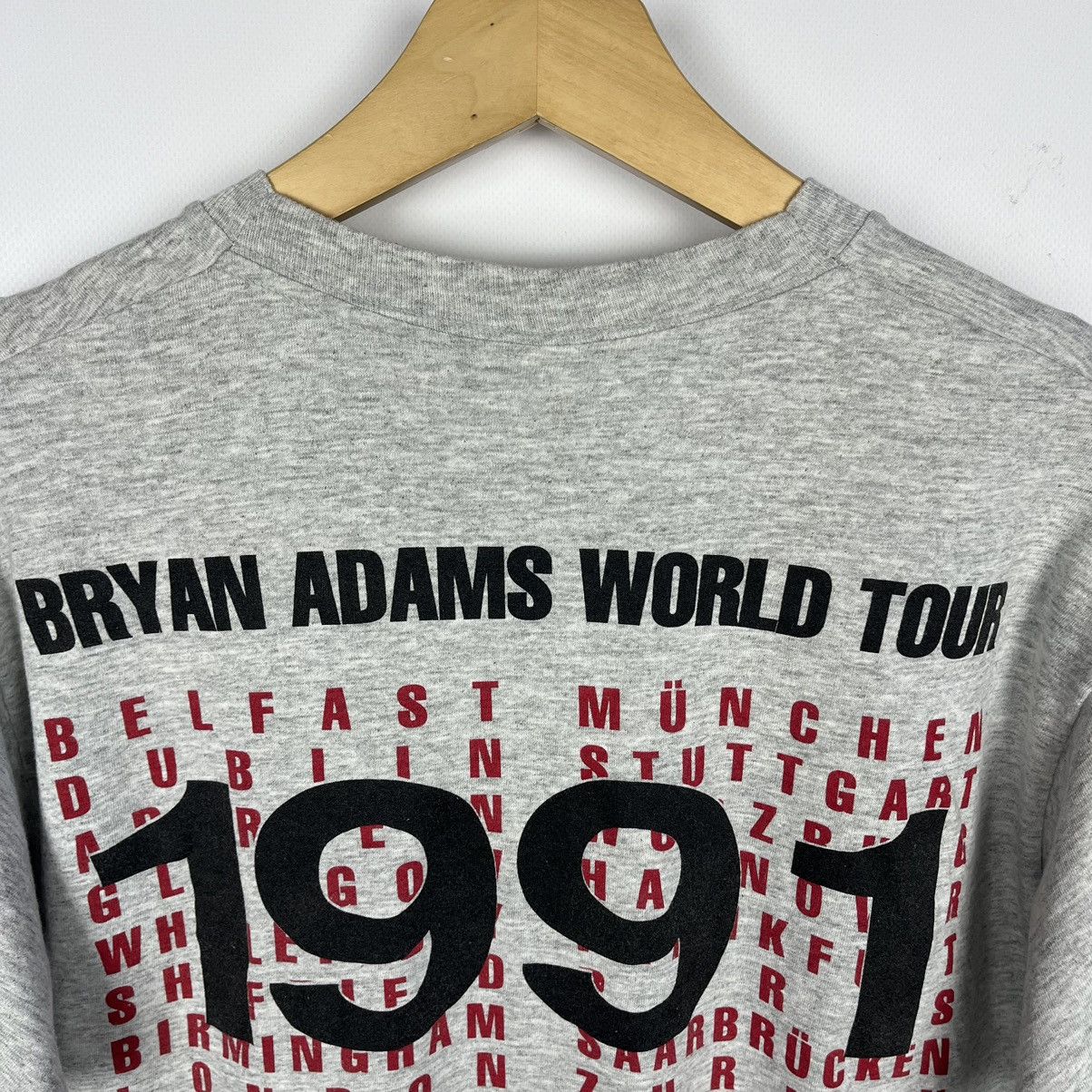 Band Tees Vintage Bryan Adams Waking Up the world tour band tee 1991 Size US L / EU 52-54 / 3 - 21 Thumbnail