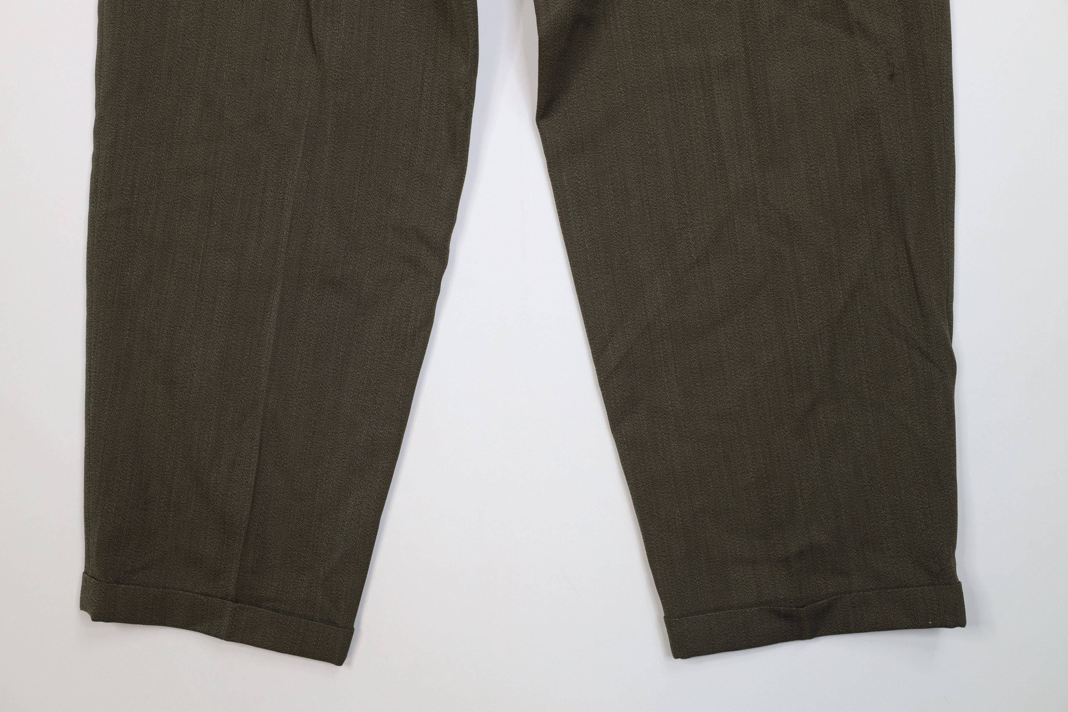 Banana Republic Vintage 90s Banana Republic Wool Knit Wide Leg Chino Pants Size US 40 / EU 56 - 11 Thumbnail