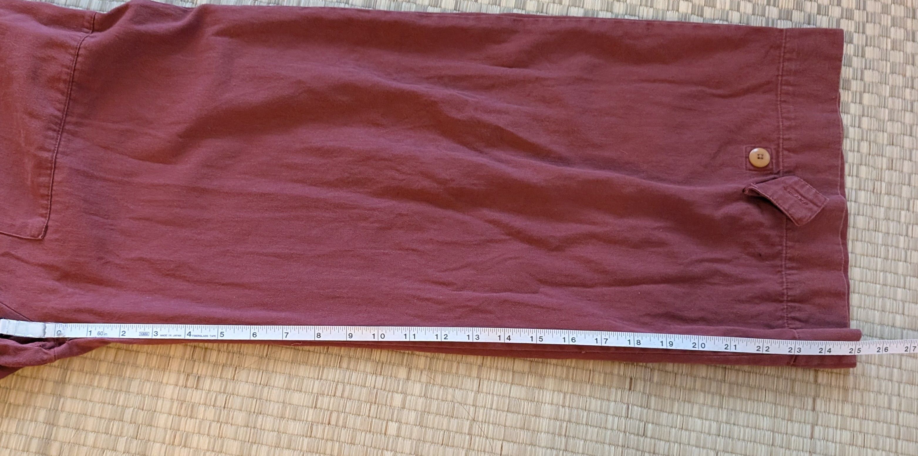 Ilana Kohn Ilana Kohn Milo Jumpsuit Muted Red 100% Cotton Made in USA Size 34" / US 12 / IT 48 - 6 Thumbnail