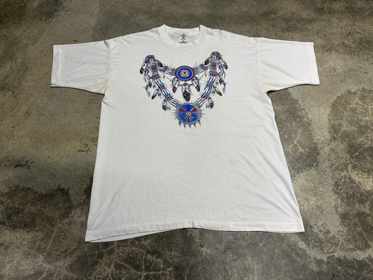 Vintage Vintage Native American Tee Size US XL / EU 56 / 4 - 2 Thumbnail