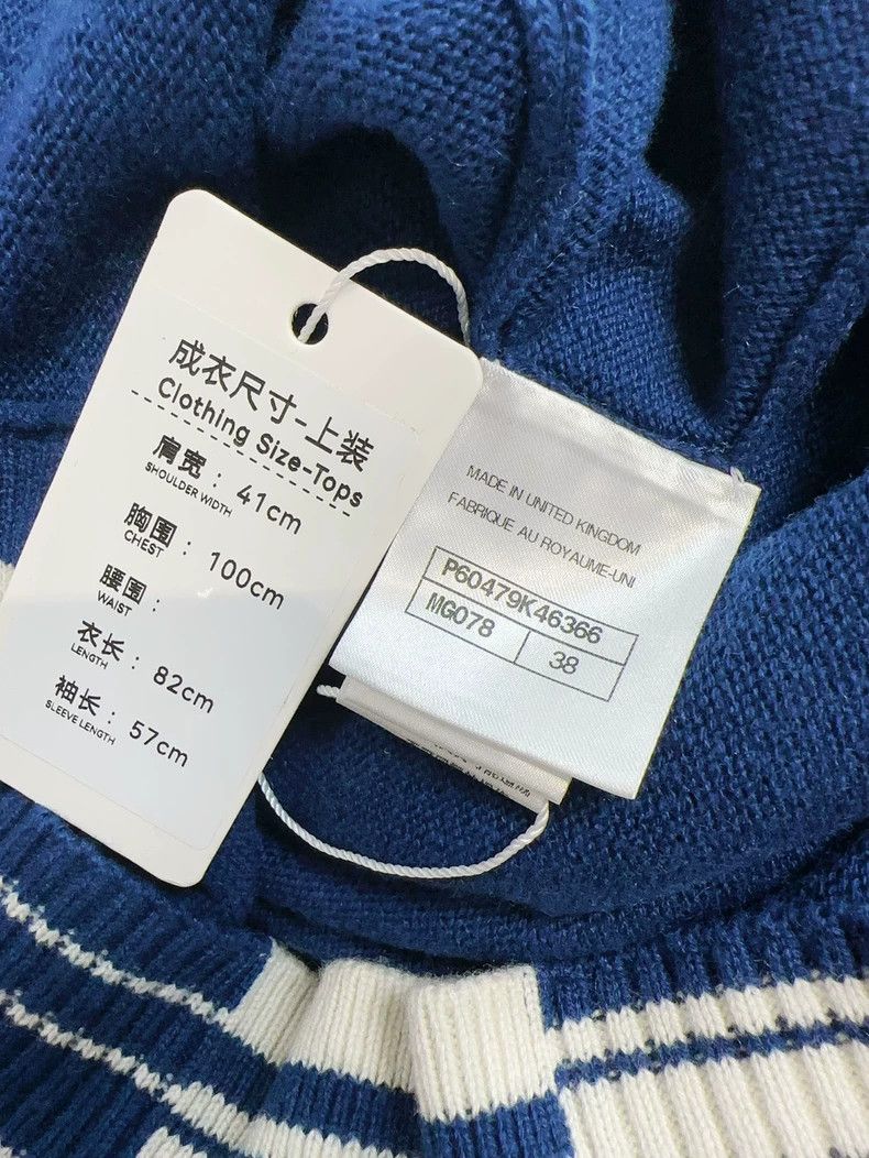 Chanel Chanel 19p blue stitching white edge letter logo knitted c Size XS / US 0-2 / IT 36-38 - 6 Thumbnail