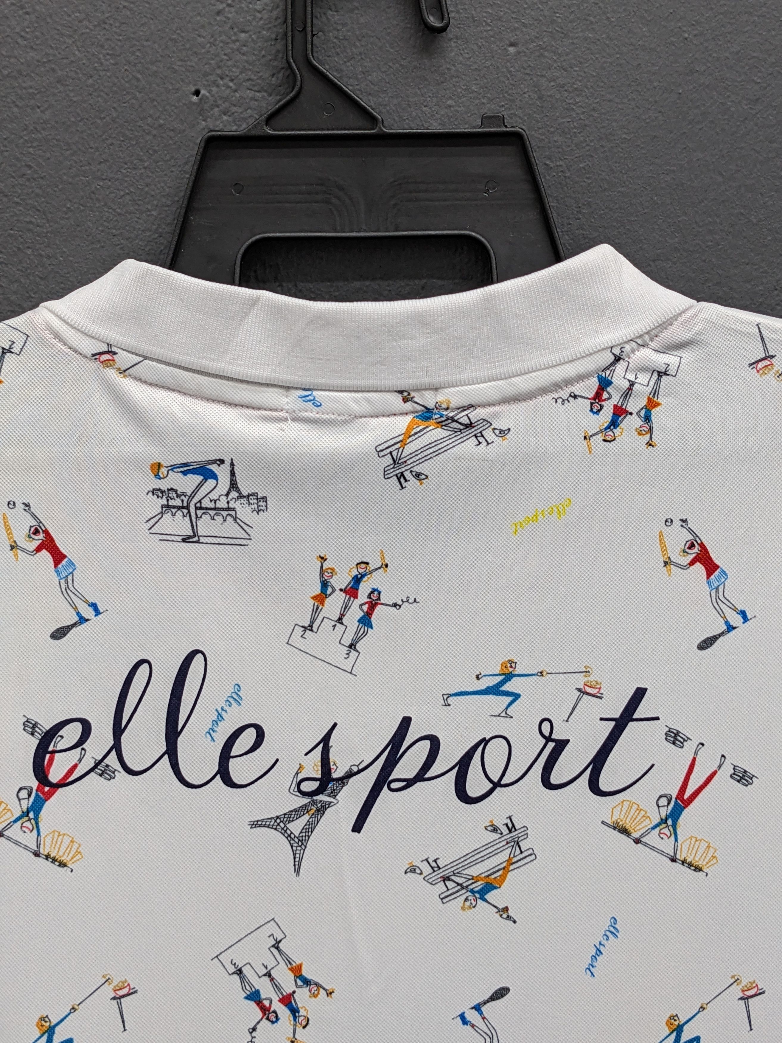 Other ELLE PARIS POLO TSHIRT Size US XXL / EU 58 / 5 - 4 Thumbnail