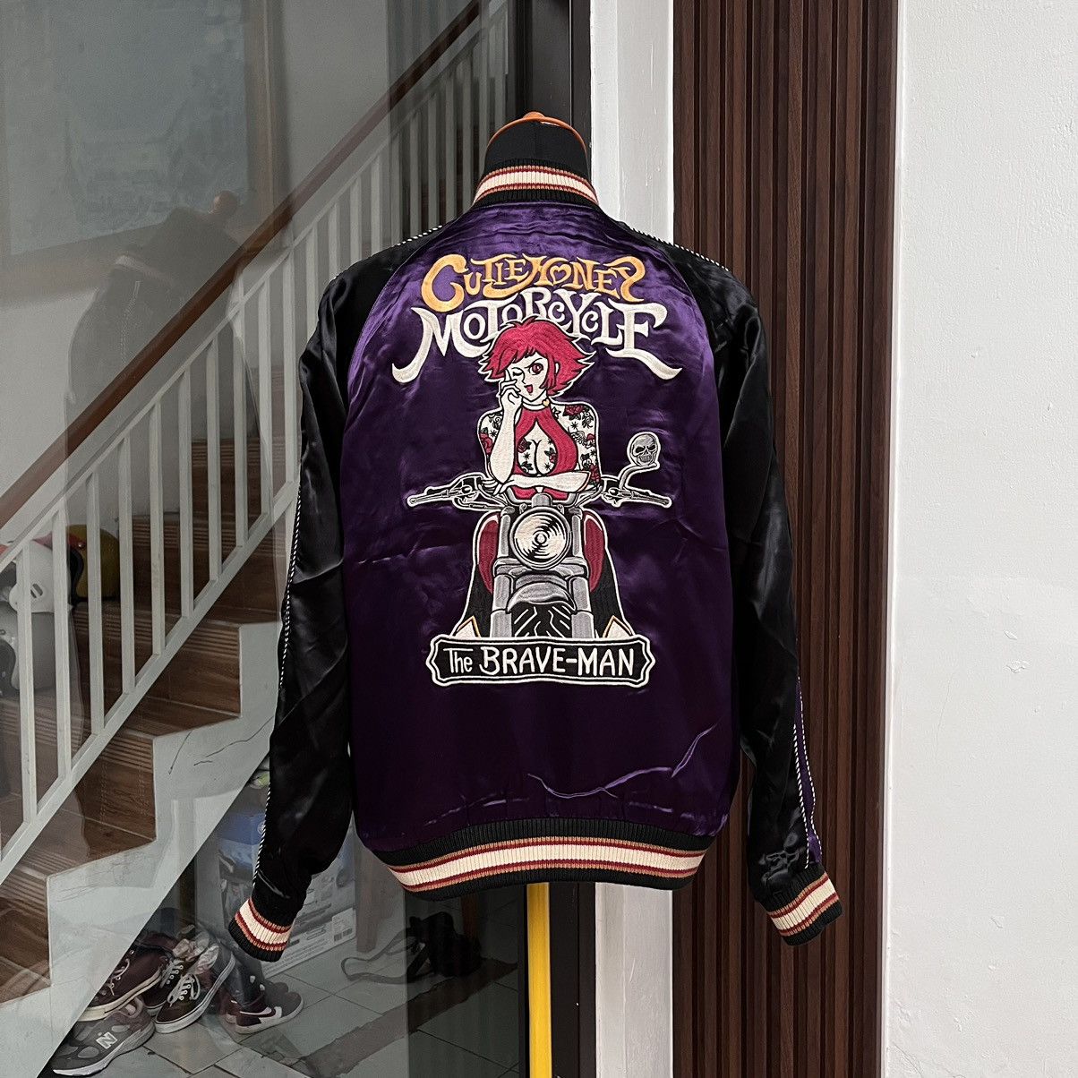 Anime Souvenir Jacket Sukajan The Brave Man x Cutie Honey Vintage Size US M / EU 48-50 / 2 - 7 Thumbnail