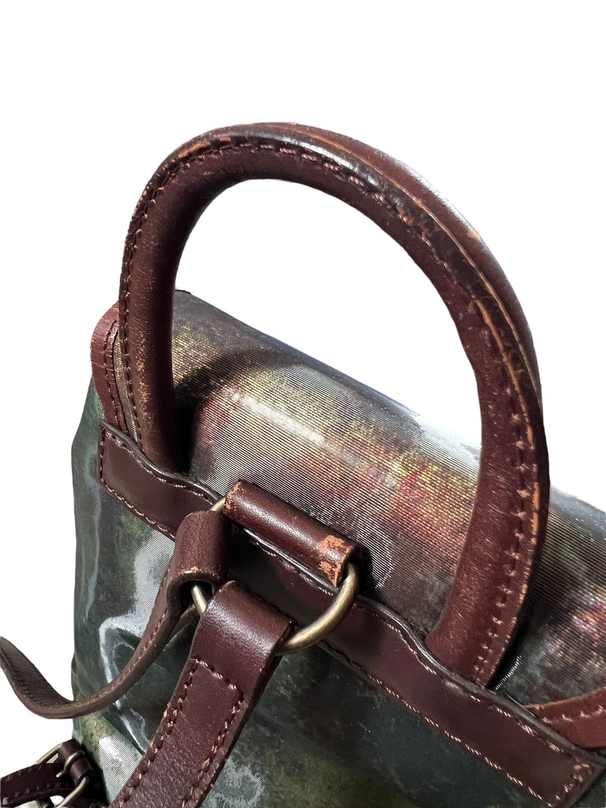 Jean Paul Gaultier Vintage Jean Paul Gaultier Cyber Holographic Backpack Size ONE SIZE - 9 Thumbnail