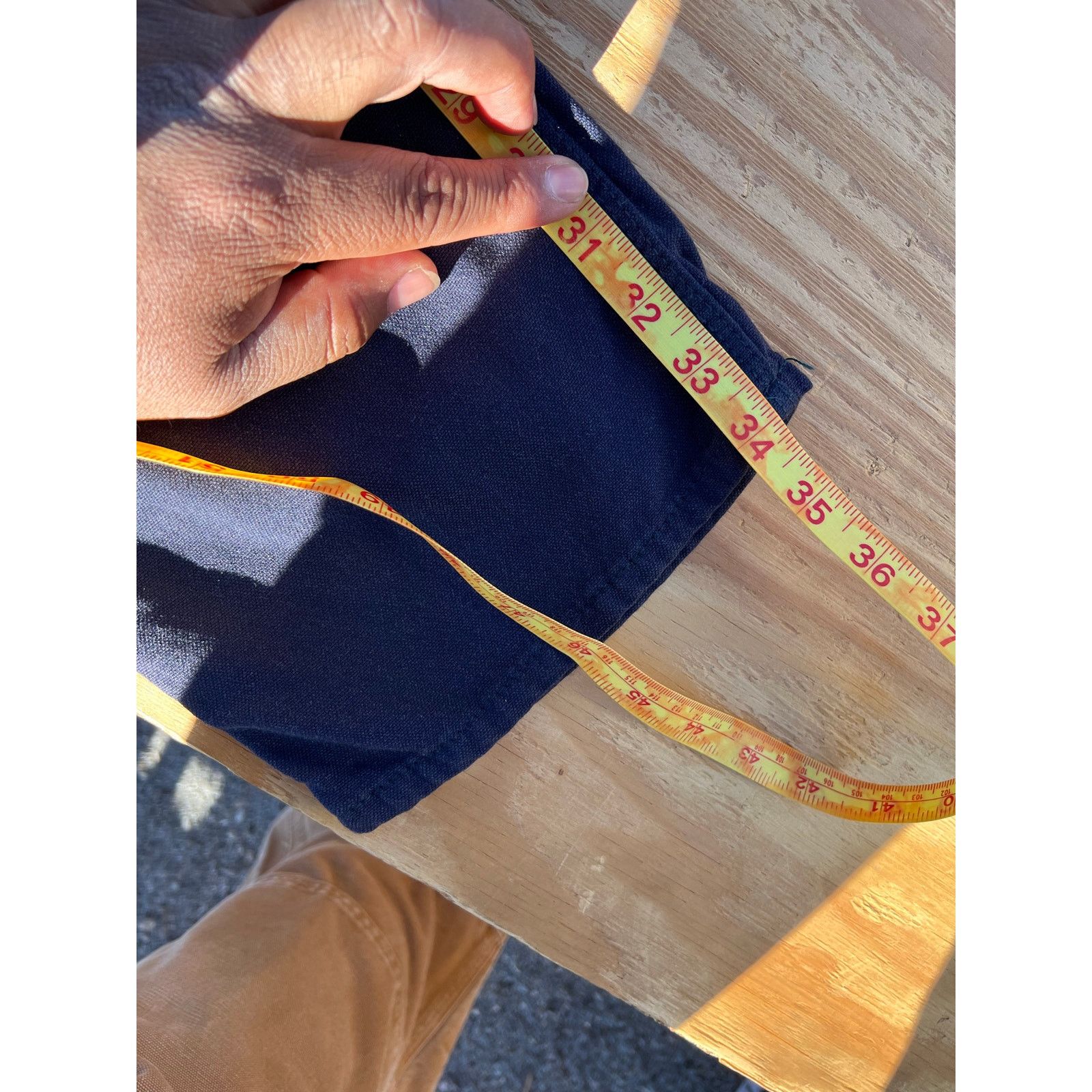 Carhartt Carhartt Flame Resistant FR Navy Blue Cargo Men's Size 36x34 Size US 36 / EU 52 - 7 Thumbnail