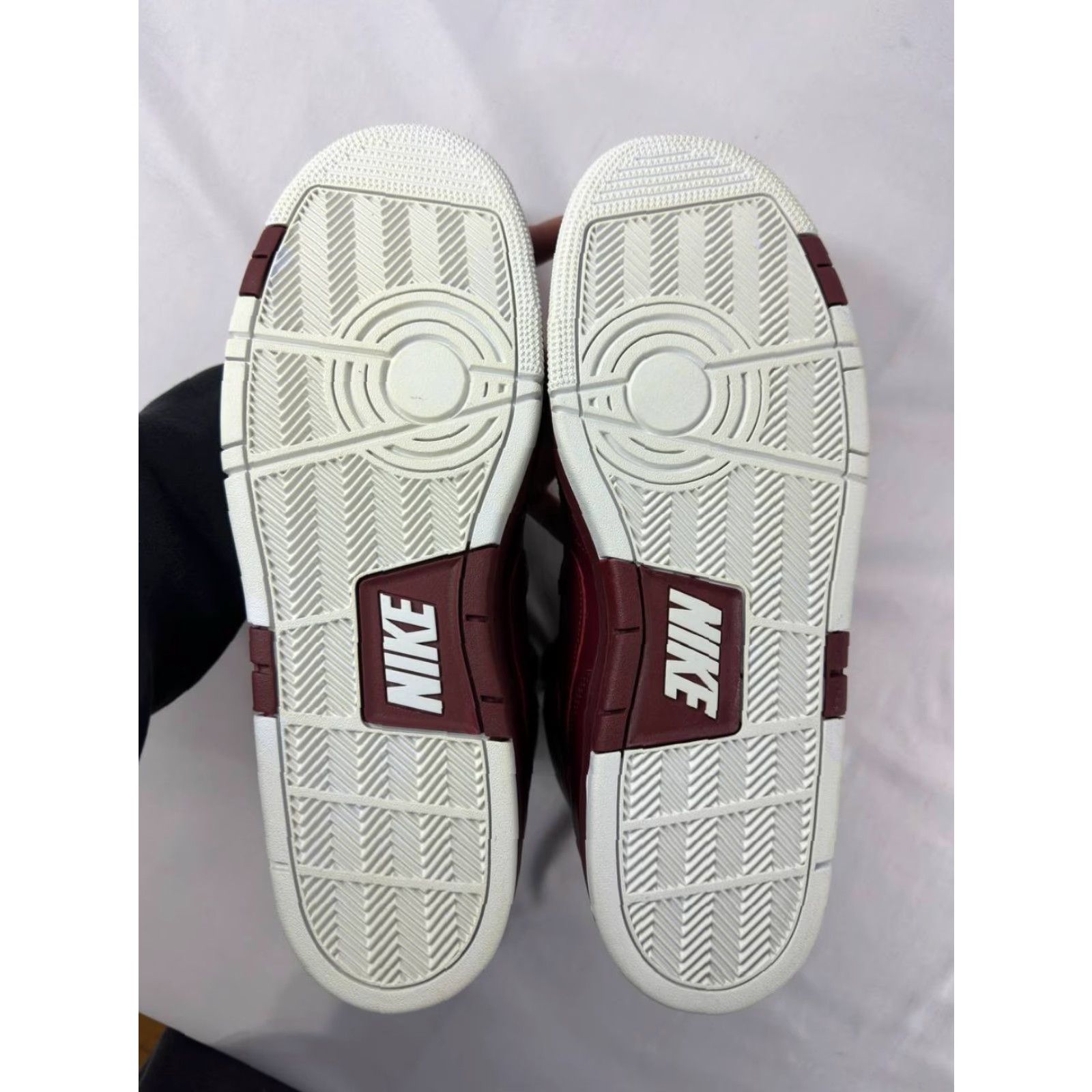 Nike VINTAGE Nike Air Prestige 3 High SL Burgandy 2012 407036-661 Men's Size 13 Leather Sneaker Shoes Mens Size US 13 / EU 46 - 7 Thumbnail