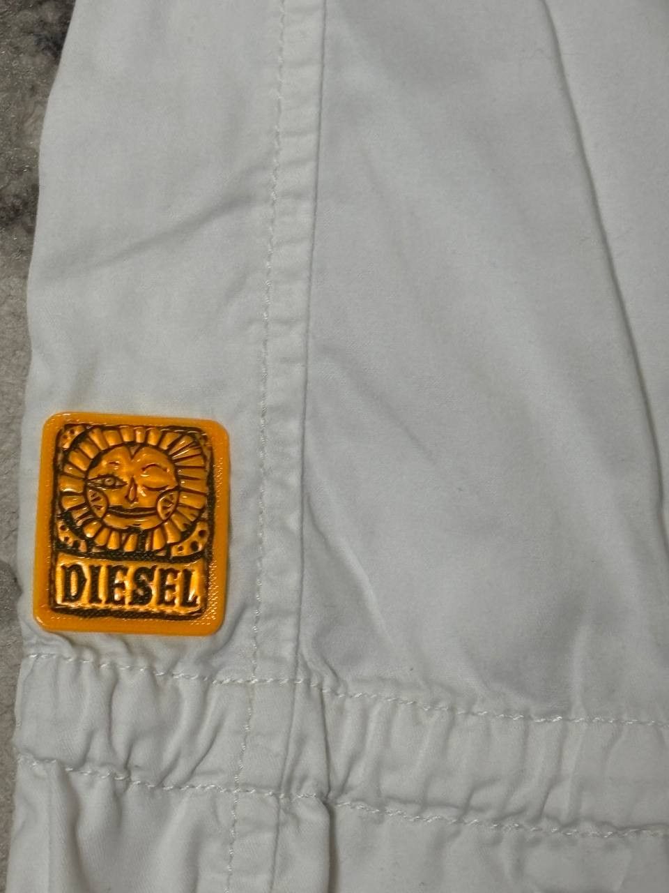 Diesel Diesel White Cargo Pants – Size 29 – Y2K Utility Style Size 29" - 5 Thumbnail