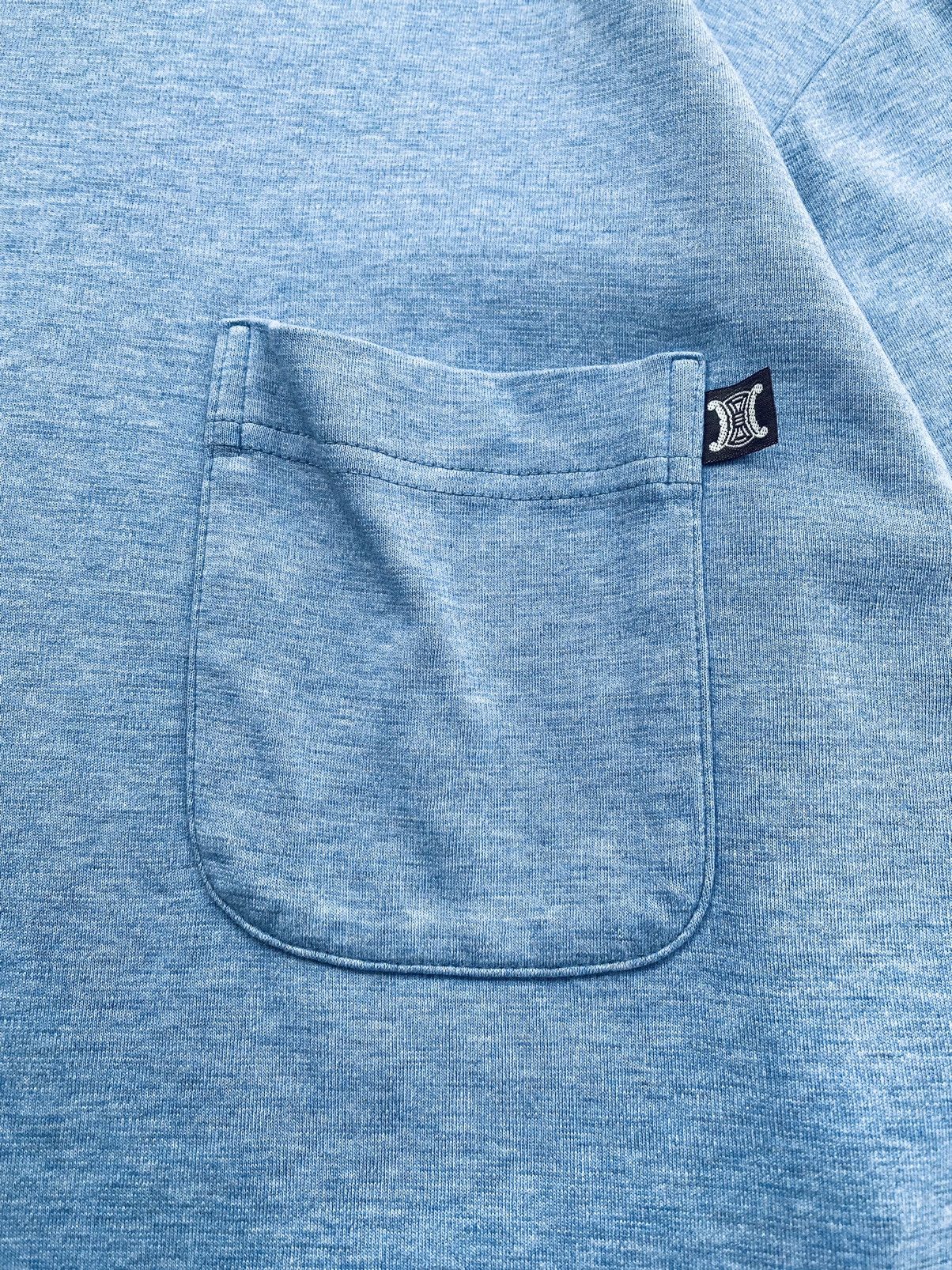 Celine Vintage Celine Plain Pocket Long Sleeve Tees Size US L / EU 52-54 / 3 - 3 Thumbnail