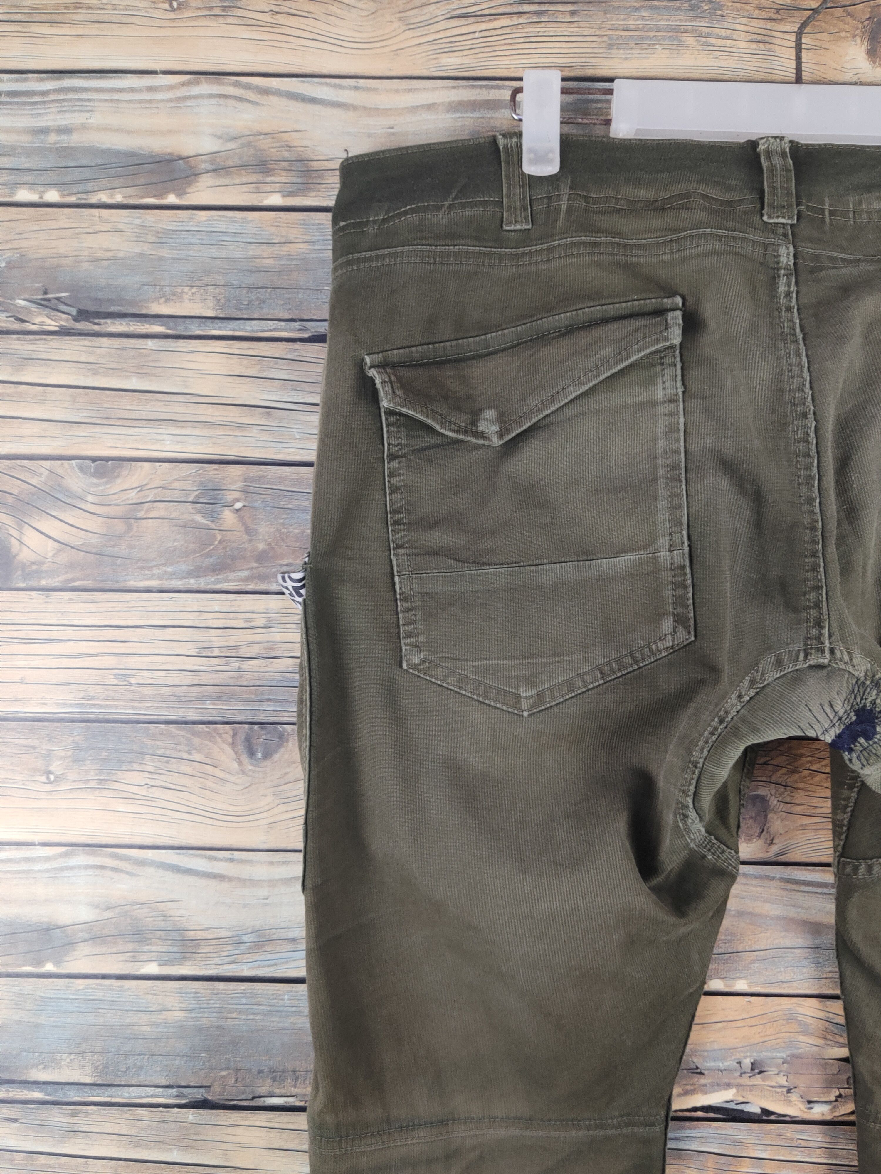 Japanese Brand Geride Olive Multipocket Tactical Cargo Pants #W2264 Size US 38 / EU 54 - 9 Thumbnail