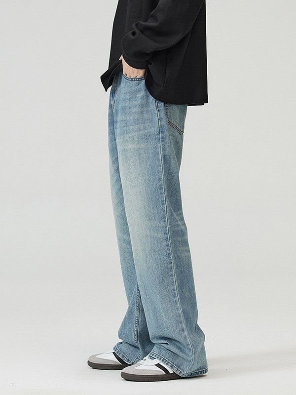 Japanese Brand American high street style washed light blue casual jeans Size US 32 / EU 48 - 3 Thumbnail