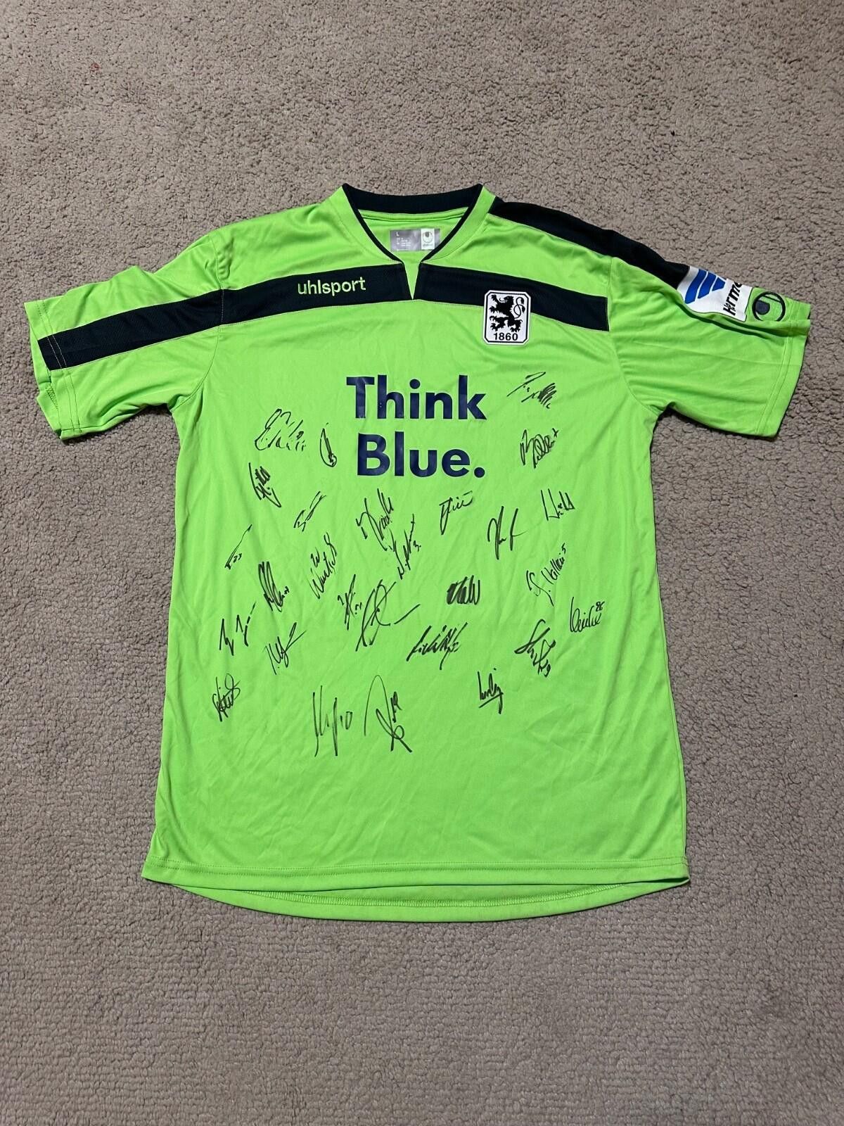 Other TSV 1860 München 2013-14 Third Kit STAHL #6 Player Issue Size US L / EU 52-54 / 3 - 2 Thumbnail
