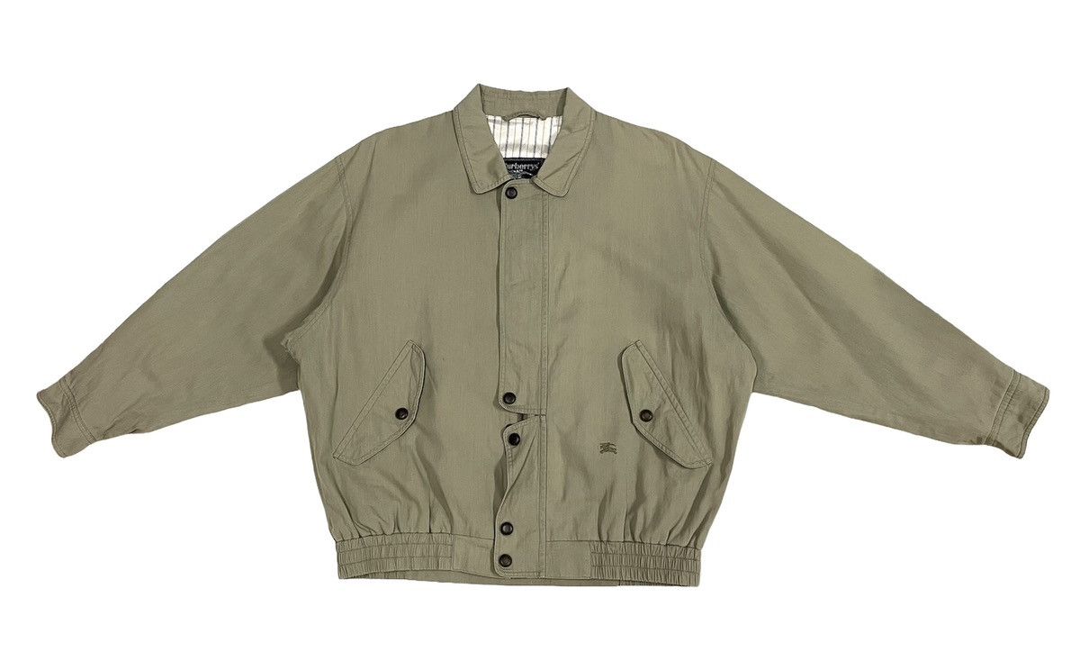 Burberry VINTAGE 90s BURBERRYS LUXURY LOGO BUTTON ZIPPER JACKET Size US L / EU 52-54 / 3 - 2 Thumbnail