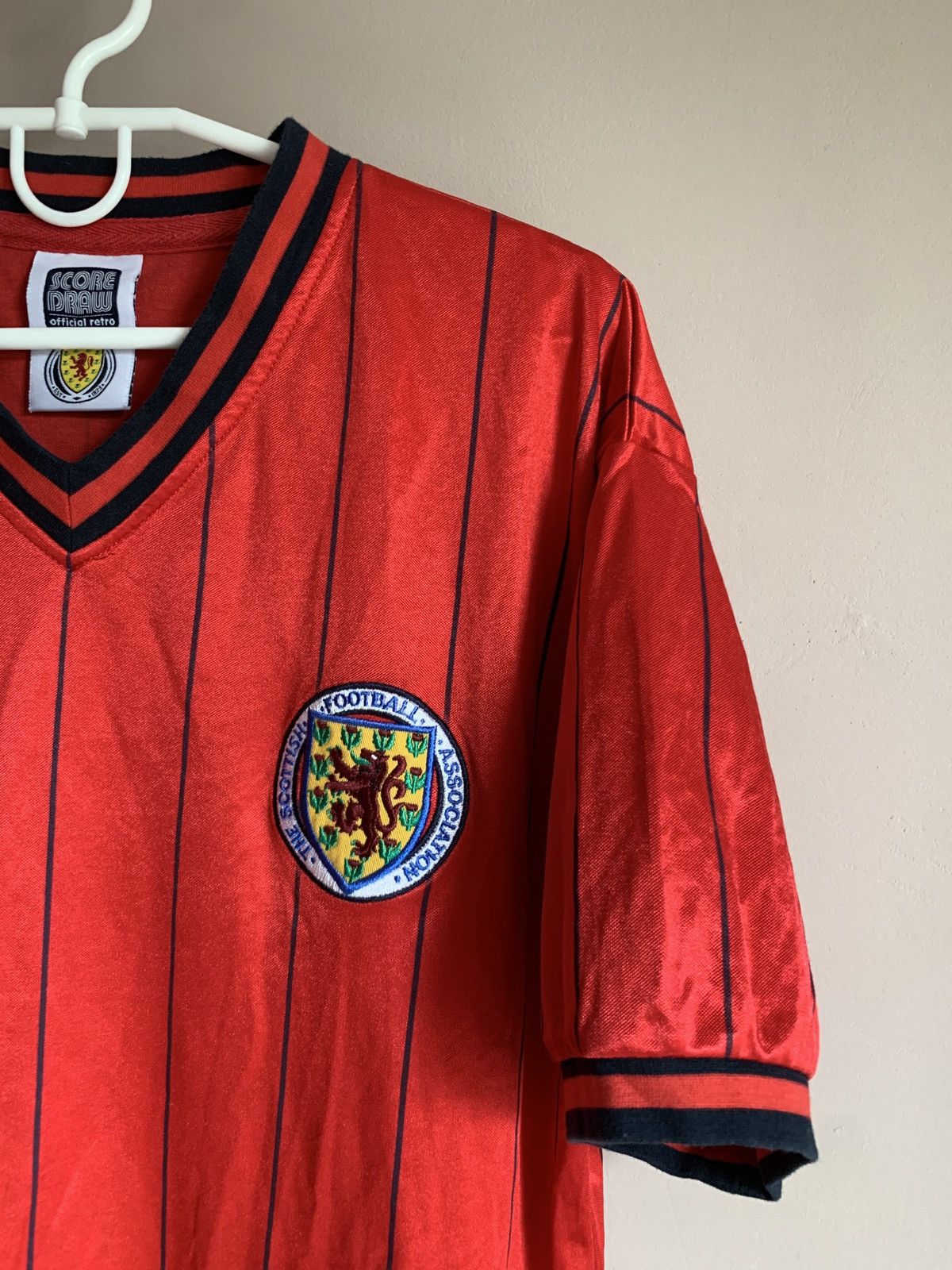 Vintage Scotland Away Football Shirt Retro Score Draw Retro Jersey L Size US L / EU 52-54 / 3 - 3 Thumbnail