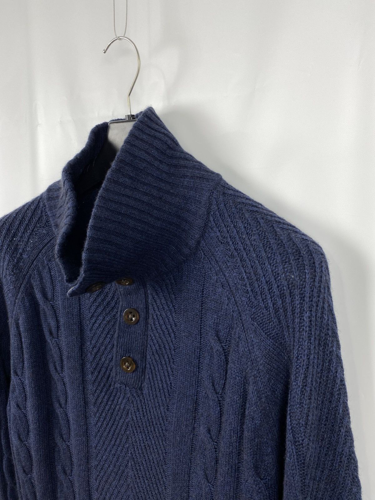 Other Cashmere Collection Merino Wool Cashmere Sweater Cable Knit Size US XL / EU 56 / 4 - 2 Thumbnail