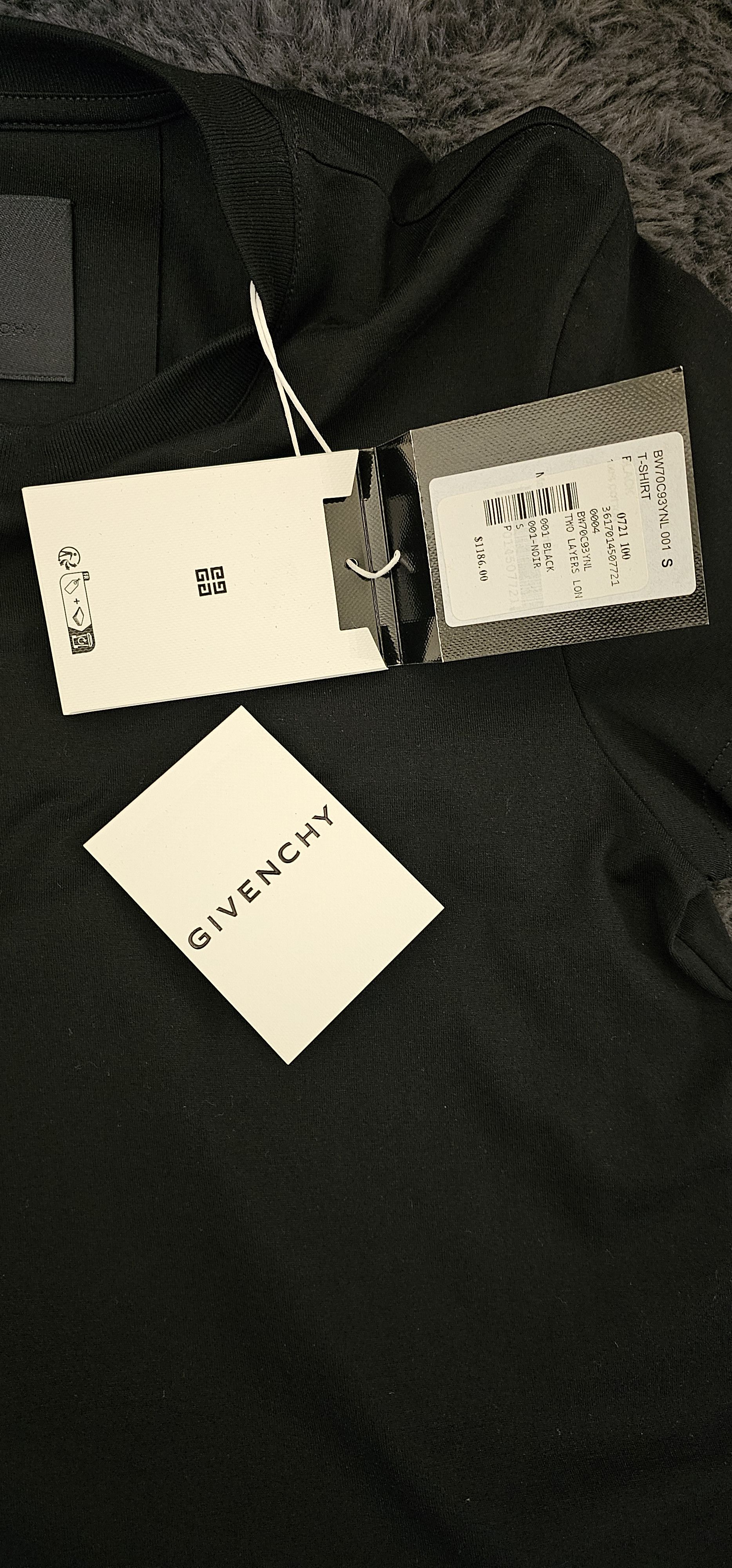 Givenchy Overlapped slim fit t-shirt in cotton and lace Size S / US 4 / IT 40 - 6 Thumbnail