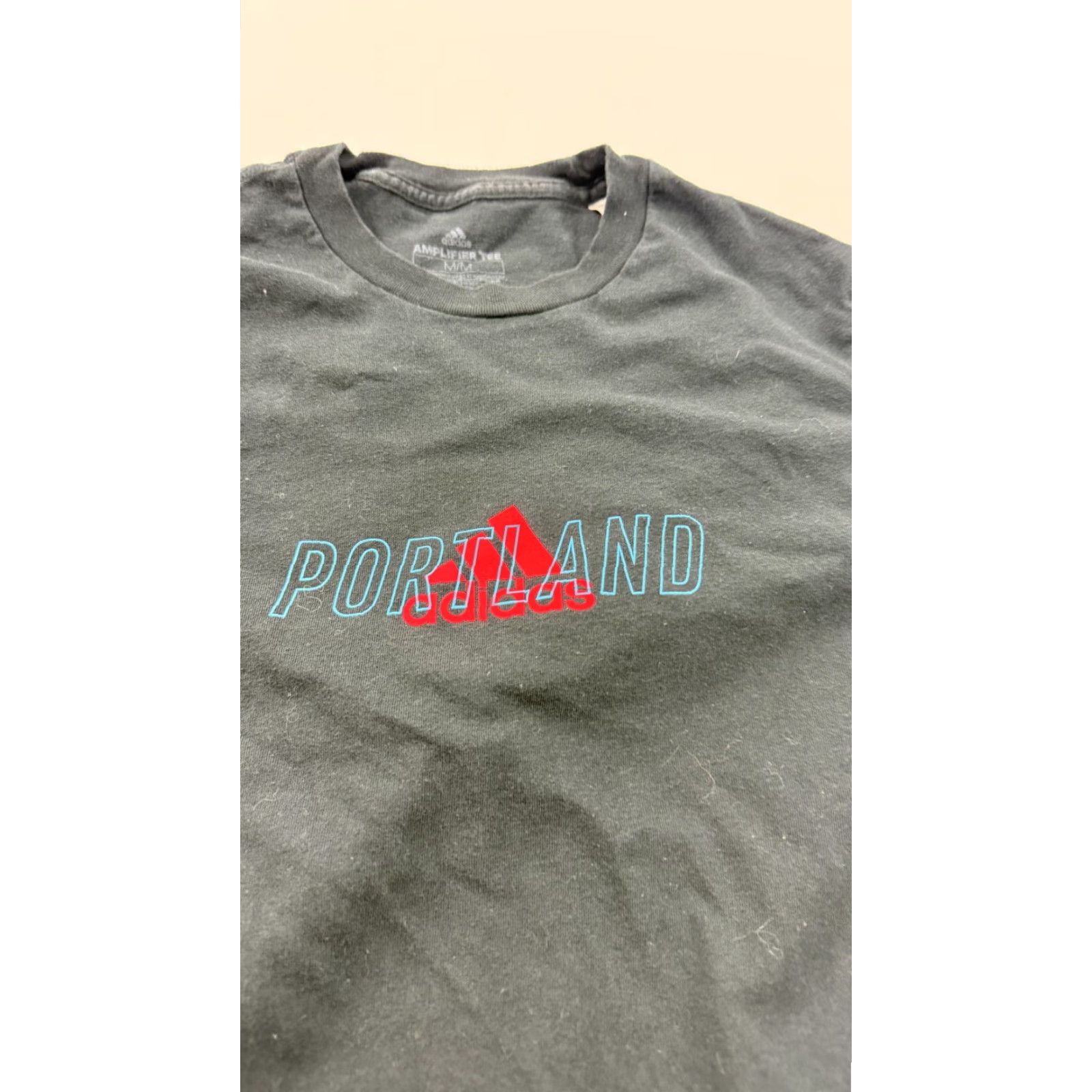 Adidas Adidas Portland Shirt Mens Medium Black Amplifier Long Sleeve Graphic Tee Size US M / EU 48-50 / 2 - 2 Thumbnail