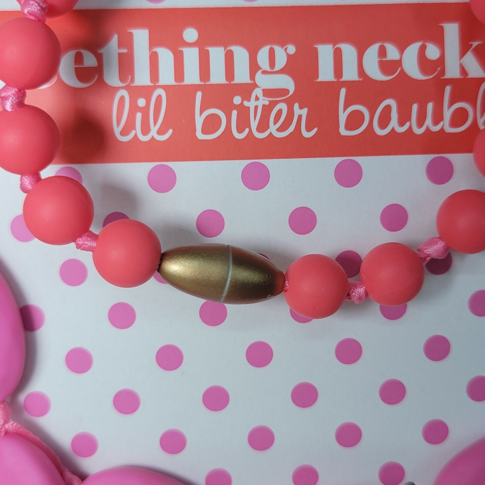 Other Mud Pie Lil Biter Bauble Silicone 29" Teething Necklace NEW Size ONE SIZE - 3 Thumbnail