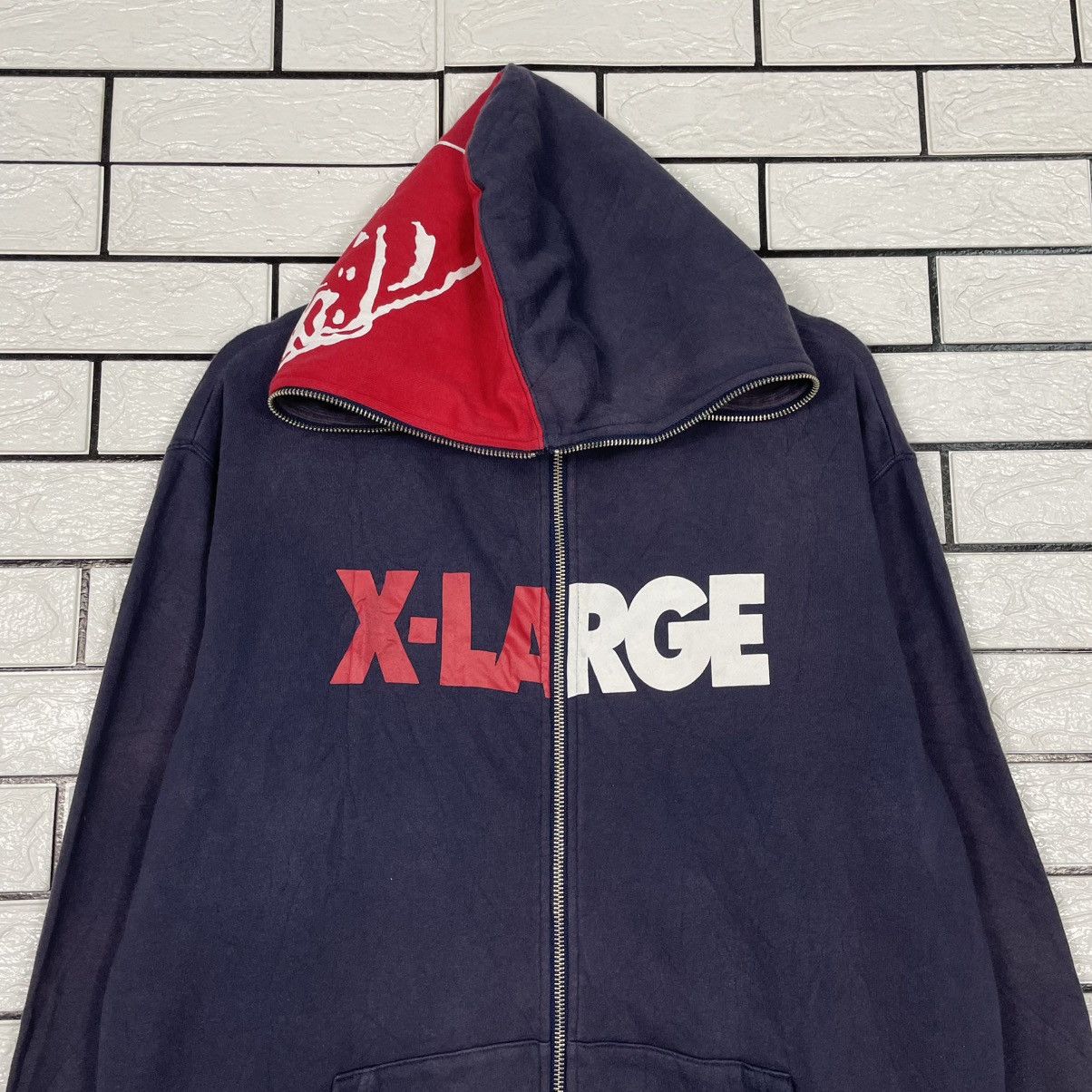 X-LARGE X-Large Big Logo Zipper Hoodie Size US L / EU 52-54 / 3 - 2 Thumbnail