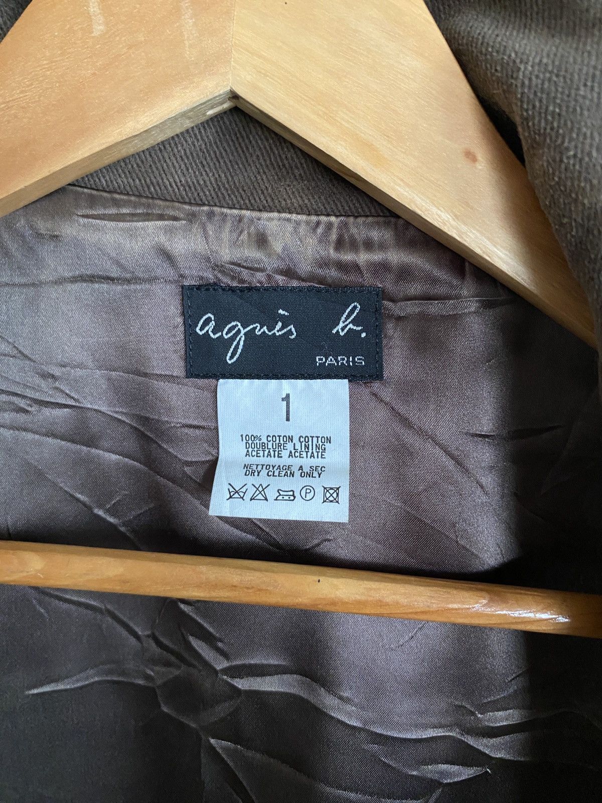 agnes b. Vintage Brand Agnes B Jacket 1990s Size US M / EU 48-50 / 2 - 7 Thumbnail