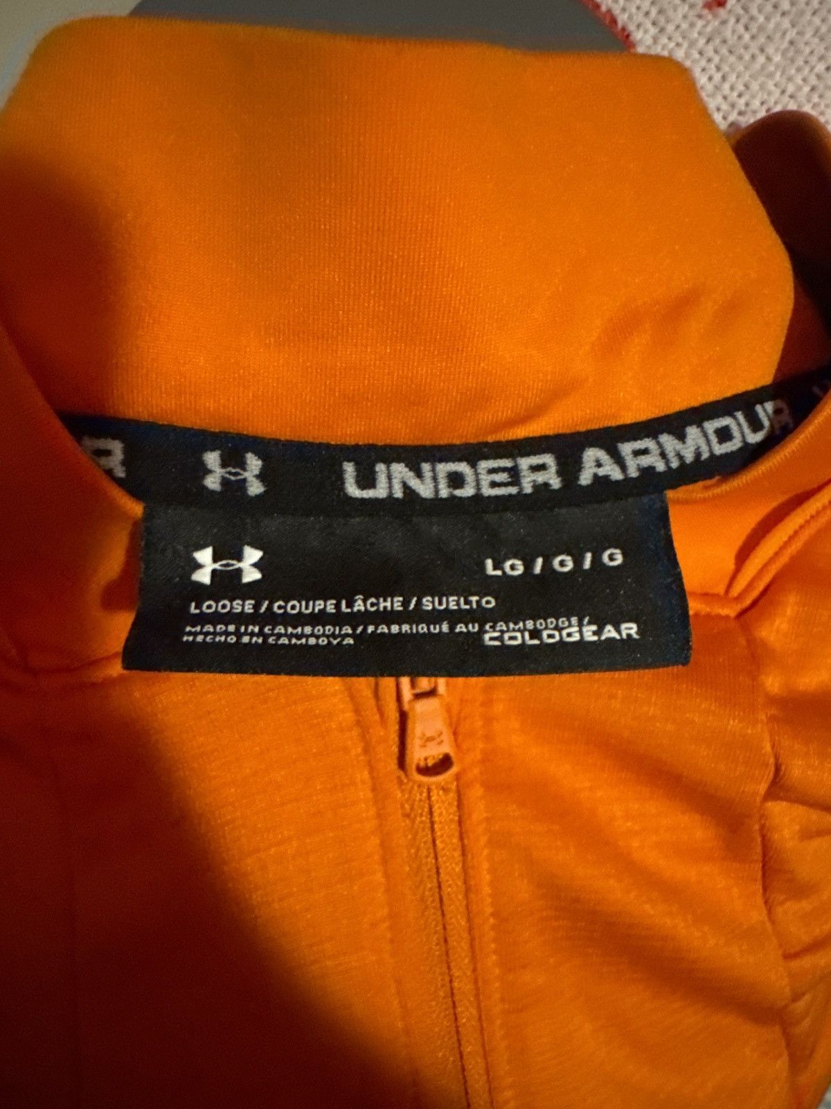 Under Armour Orange UA Half Zip Size US L / EU 52-54 / 3 - 3 Thumbnail