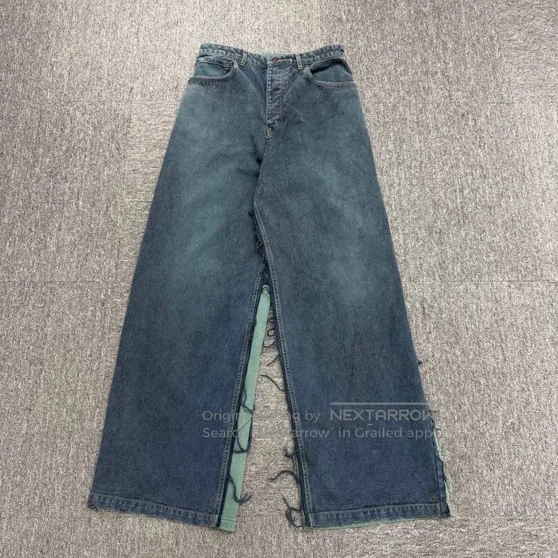 Balenciaga Balenciaga Front Back Panel Denim Pants. Size US 26 / EU 42 - 1 Thumbnail