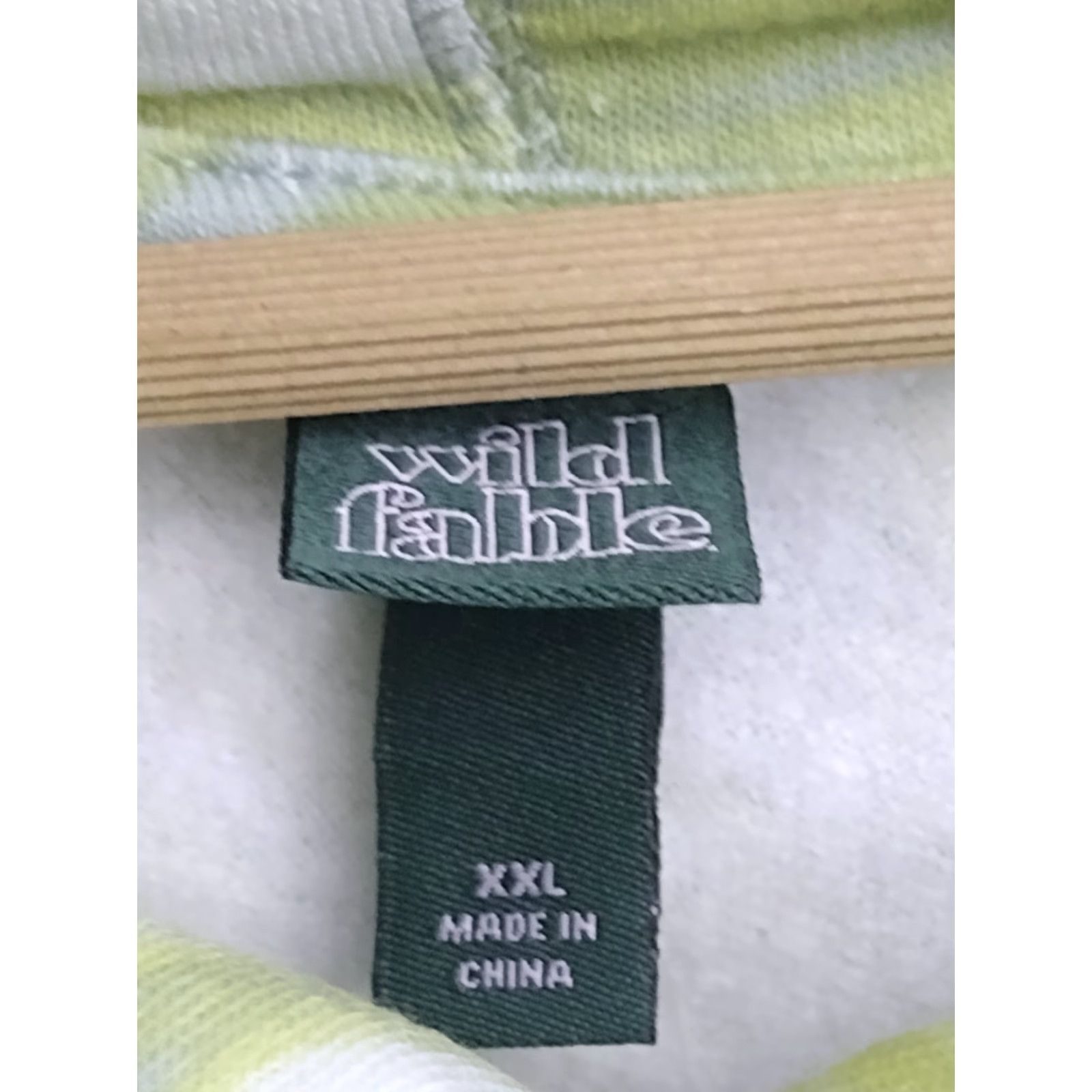 Vintage Wild Fable Hoodie Womens Crop Sweatshirt Green 2XL XS? Size XXL / US 16-18 / IT 52-54 - 5 Thumbnail