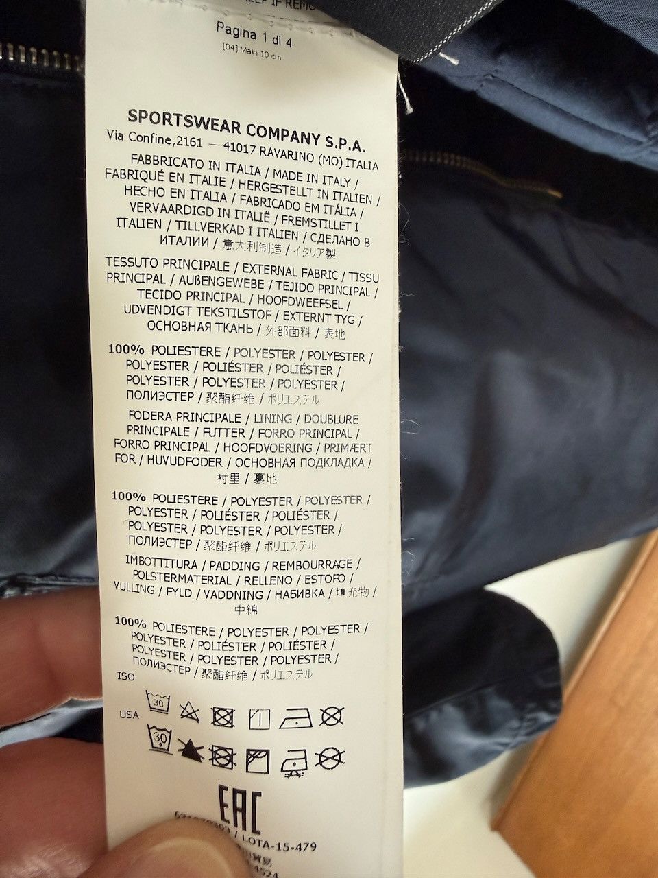 Stone Island Shadow Project Car Coat in Navy Shadow Project AW 15/16 Size US M / EU 48-50 / 2 - 12 Thumbnail