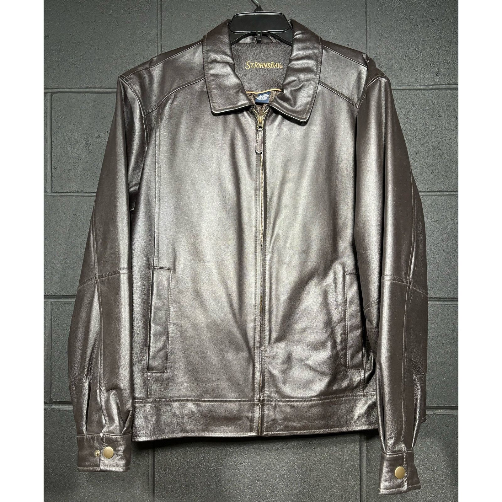 Men's St. Johns Bay Leather Jackets | Grailed