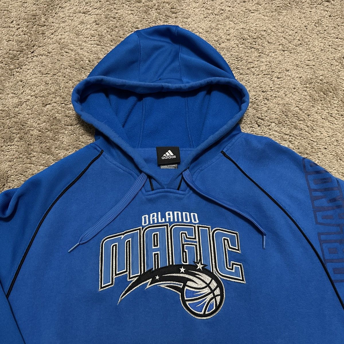Adidas × NBA × Vintage Vintage Orlando Magic Hoodie Adidas Pullover Y2K Size US XL / EU 56 / 4 - 2 Thumbnail