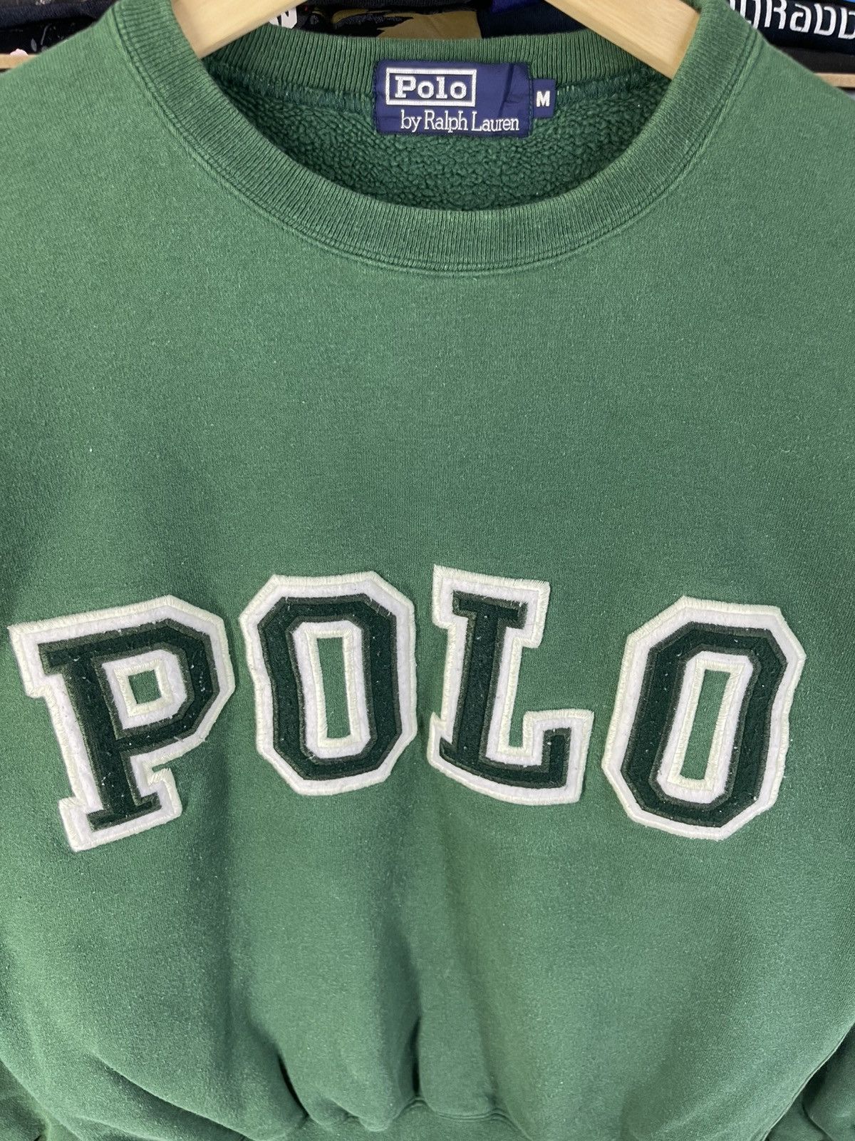 Polo Ralph Lauren Vintage Polo RL POLO Spellout Logo Embroidered Sweatshirt Size US M / EU 48-50 / 2 - 8 Thumbnail