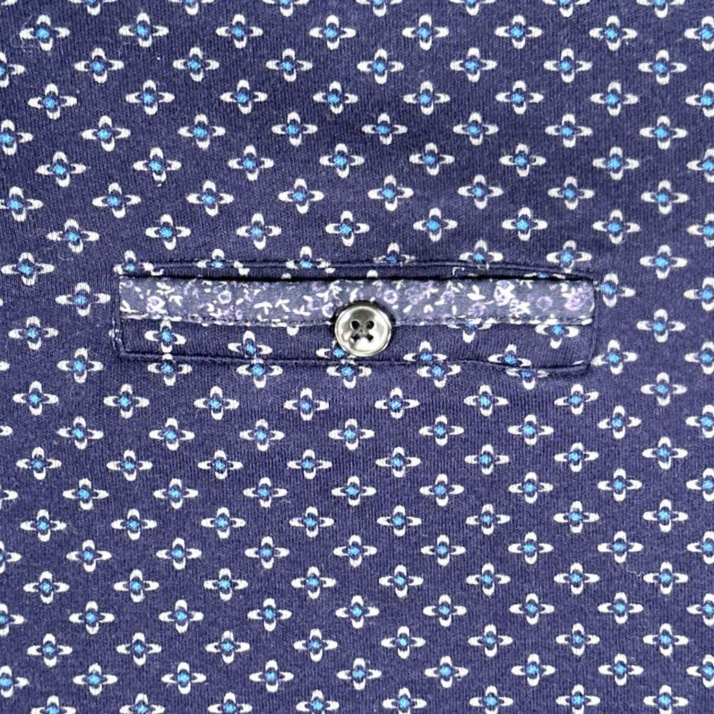 English Laundry VINTAGE English Laundry Polo Shirt Adult MEDIUM Navy Blue Graphic Pattern Pocket Size US M / EU 48-50 / 2 - 4 Thumbnail