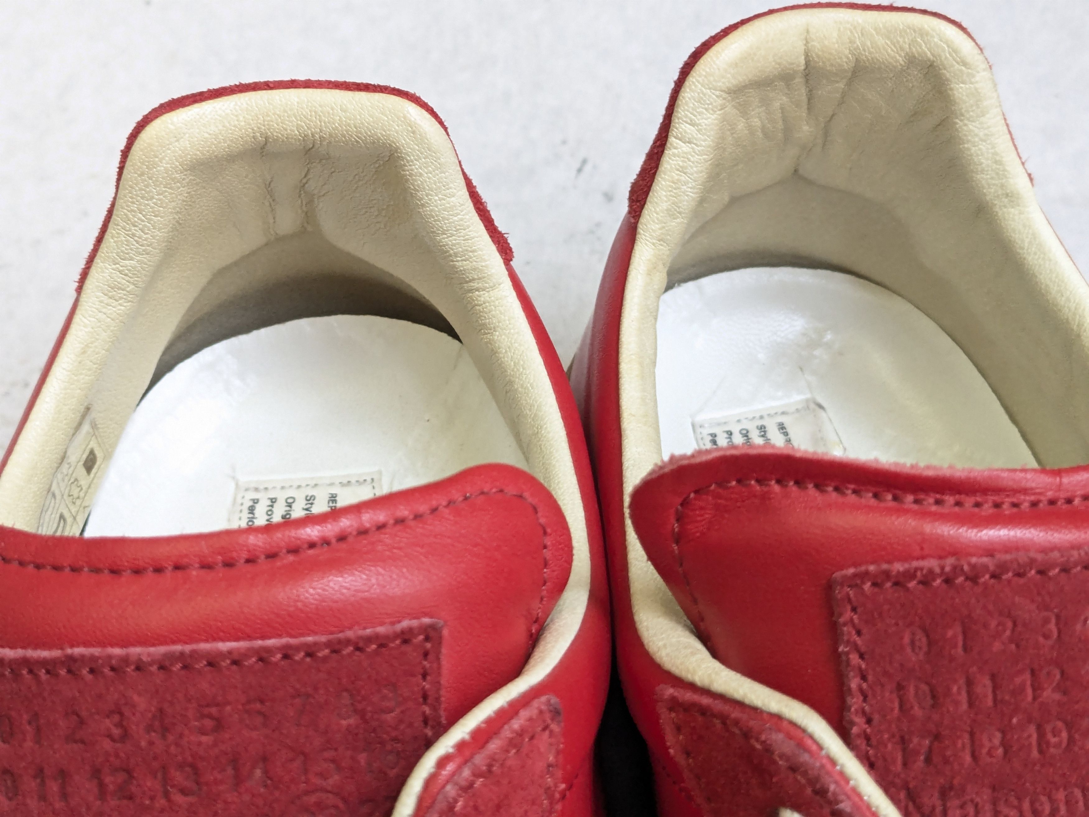 Maison Margiela Maison Margiela Replica GAT Red 12 45 Low Tops Gum Size US 12 / EU 45 - 5 Thumbnail